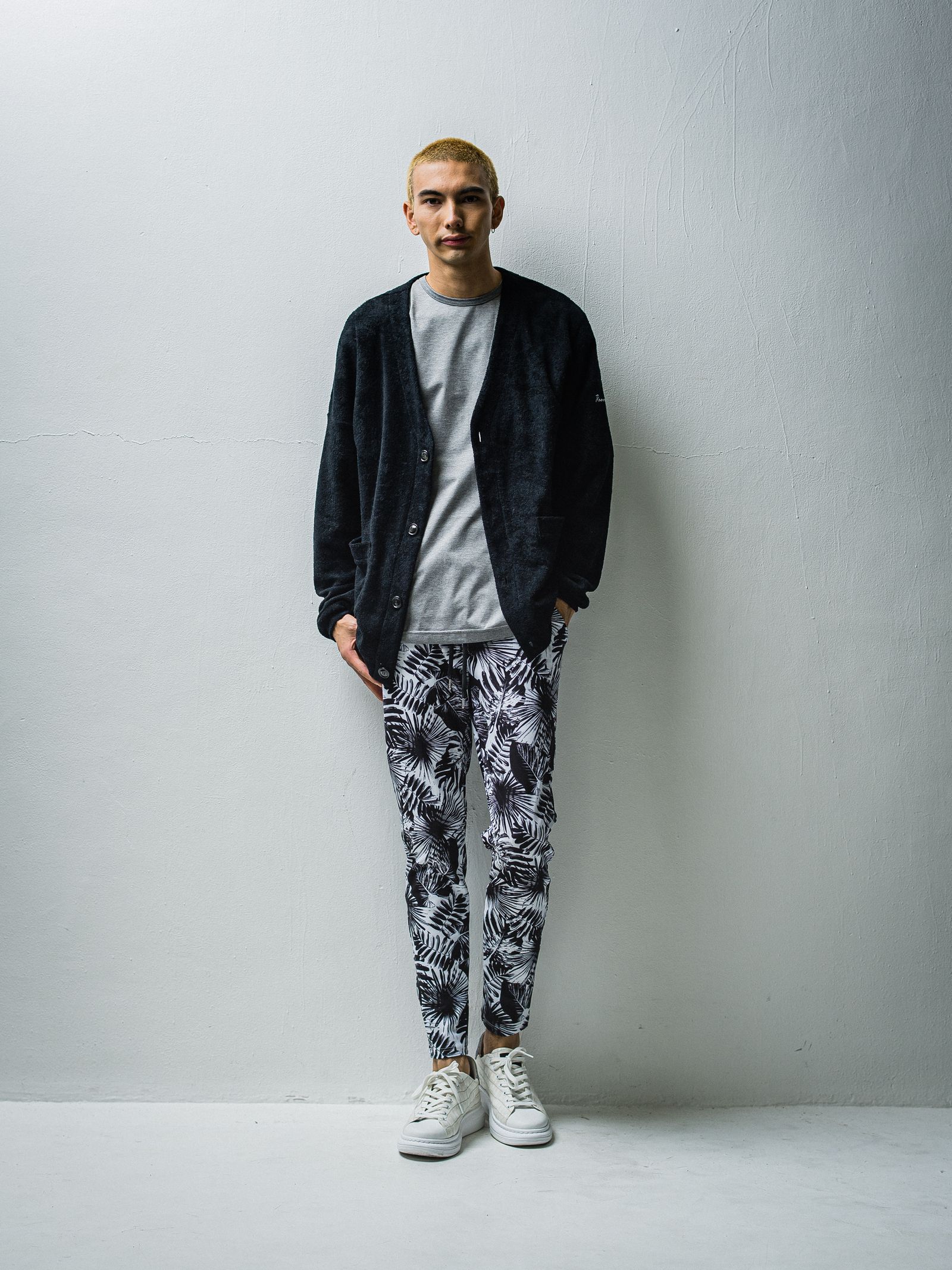 WEST PILE CARDIGAN / RC27-C-009 / パイルカーディガン / ブラック