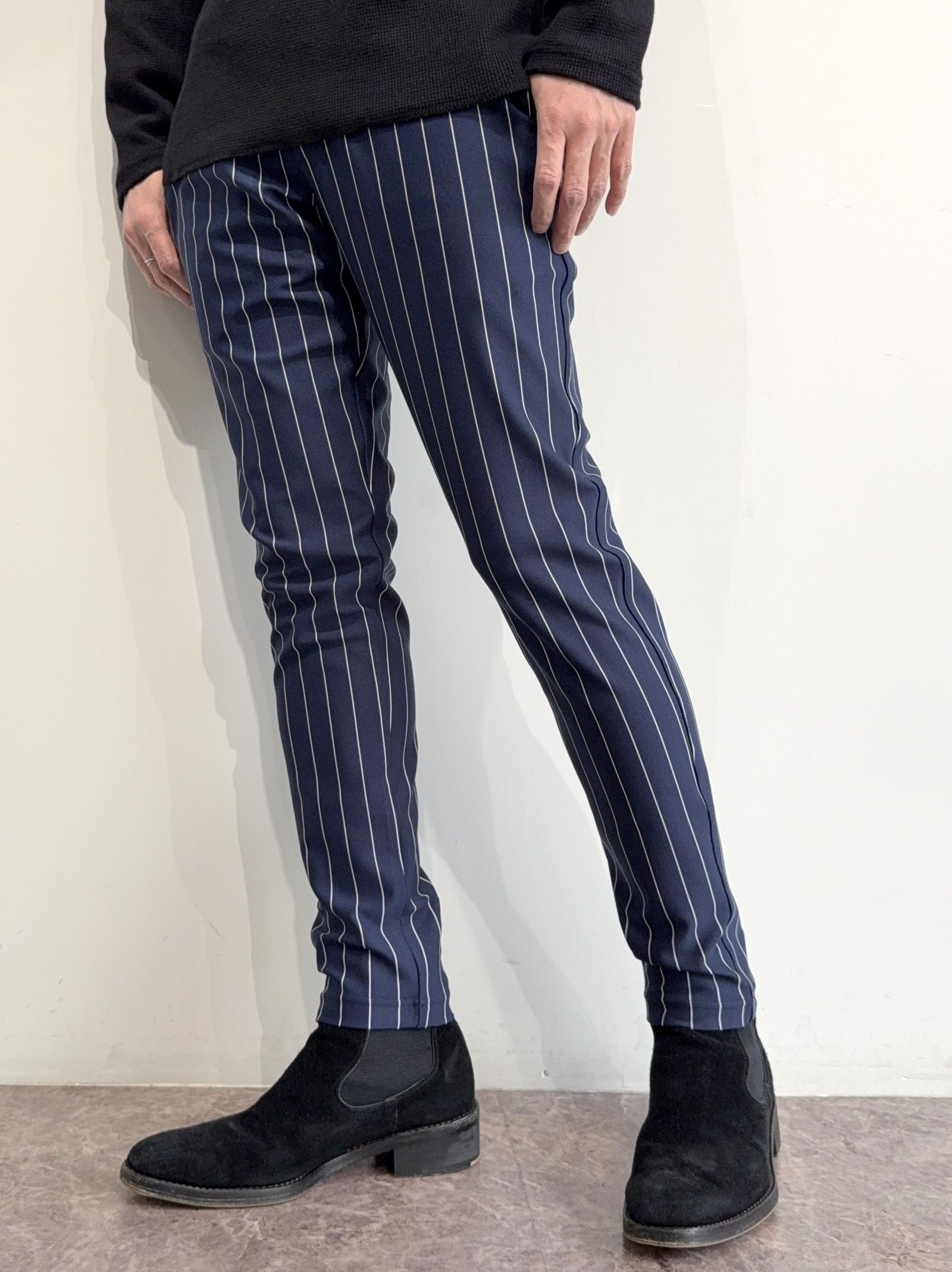CHRIS EASY PANTS / RC35-ST-016 / イージーパンツ / ネイビーストライプ