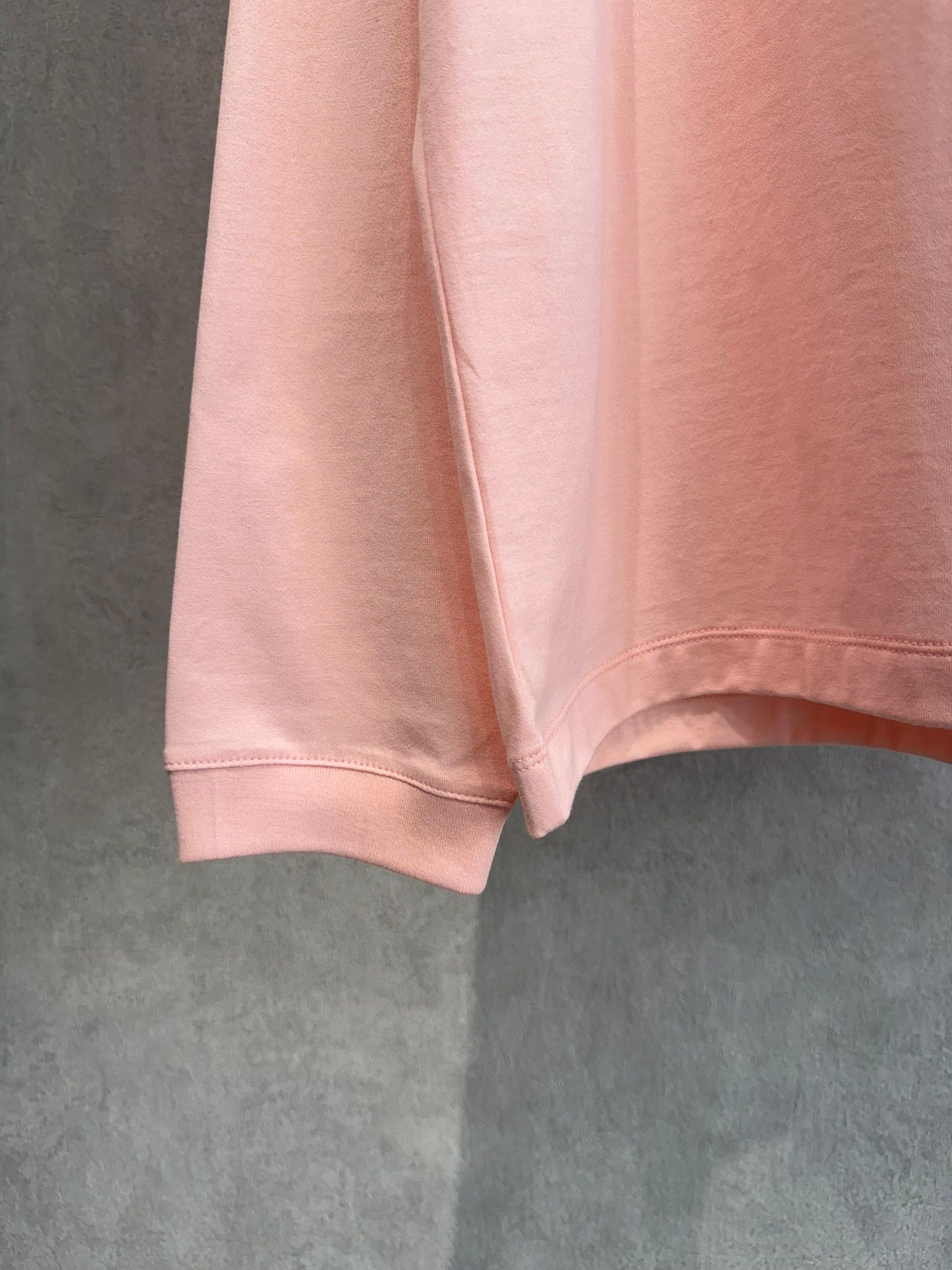 PIN ST RC OVER LONGSLEEVE TEE / RC41-T-003 / オーバーサイズ長袖バックロゴTシャツ / ピンク