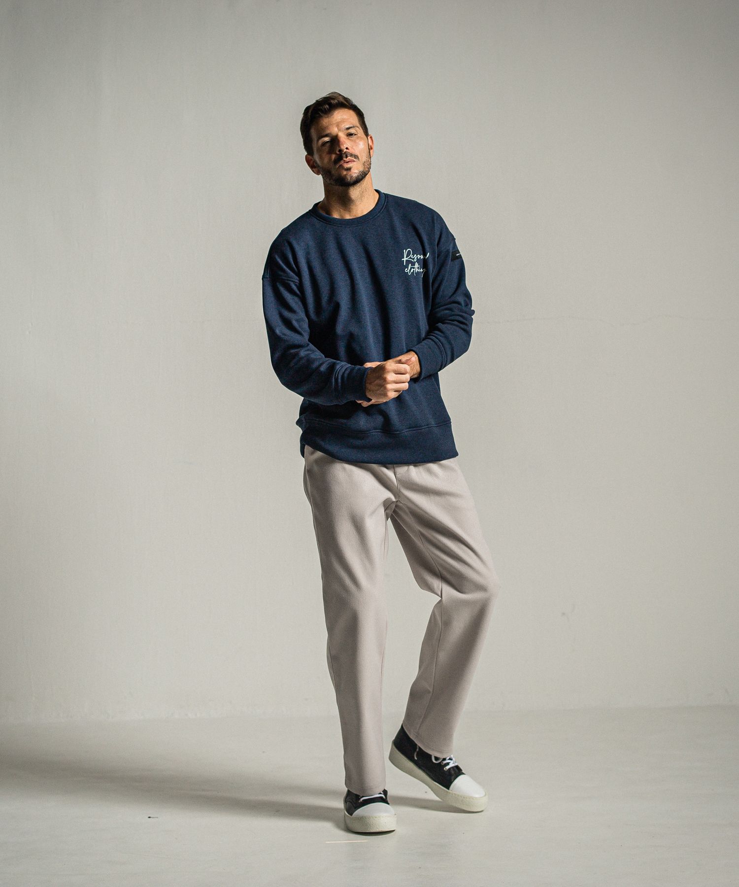 MELTON WIDE TUCK PANTS / RC34-ST-016WT / メルトンワイドタックパンツ / グレージュ