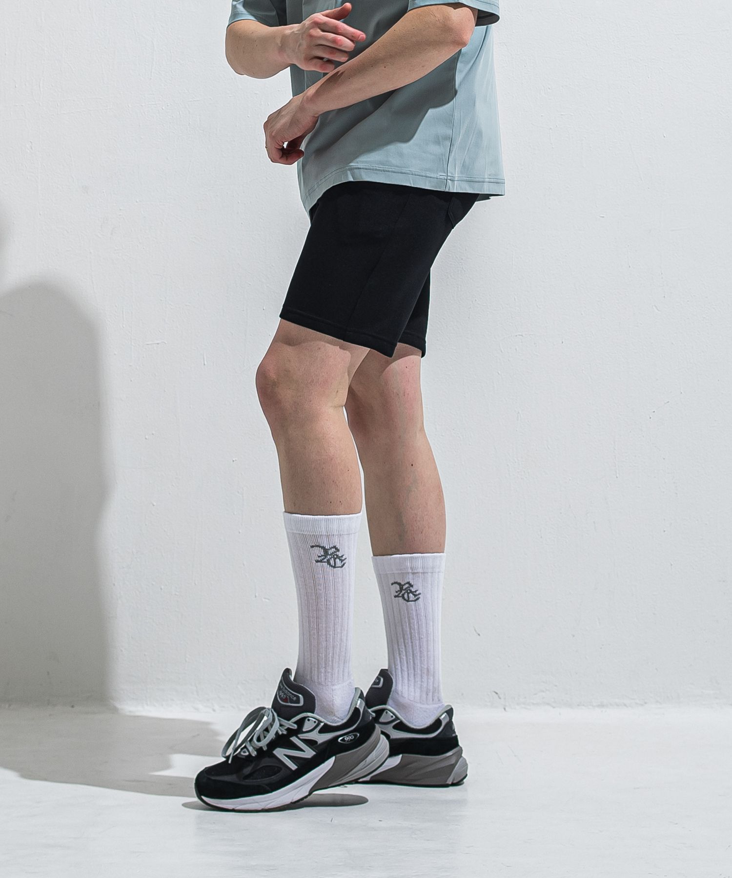 AZE SHORTS / RC40-HP-006 / 高機能畦編みショーツ / ブラック (5月下旬入荷予定)