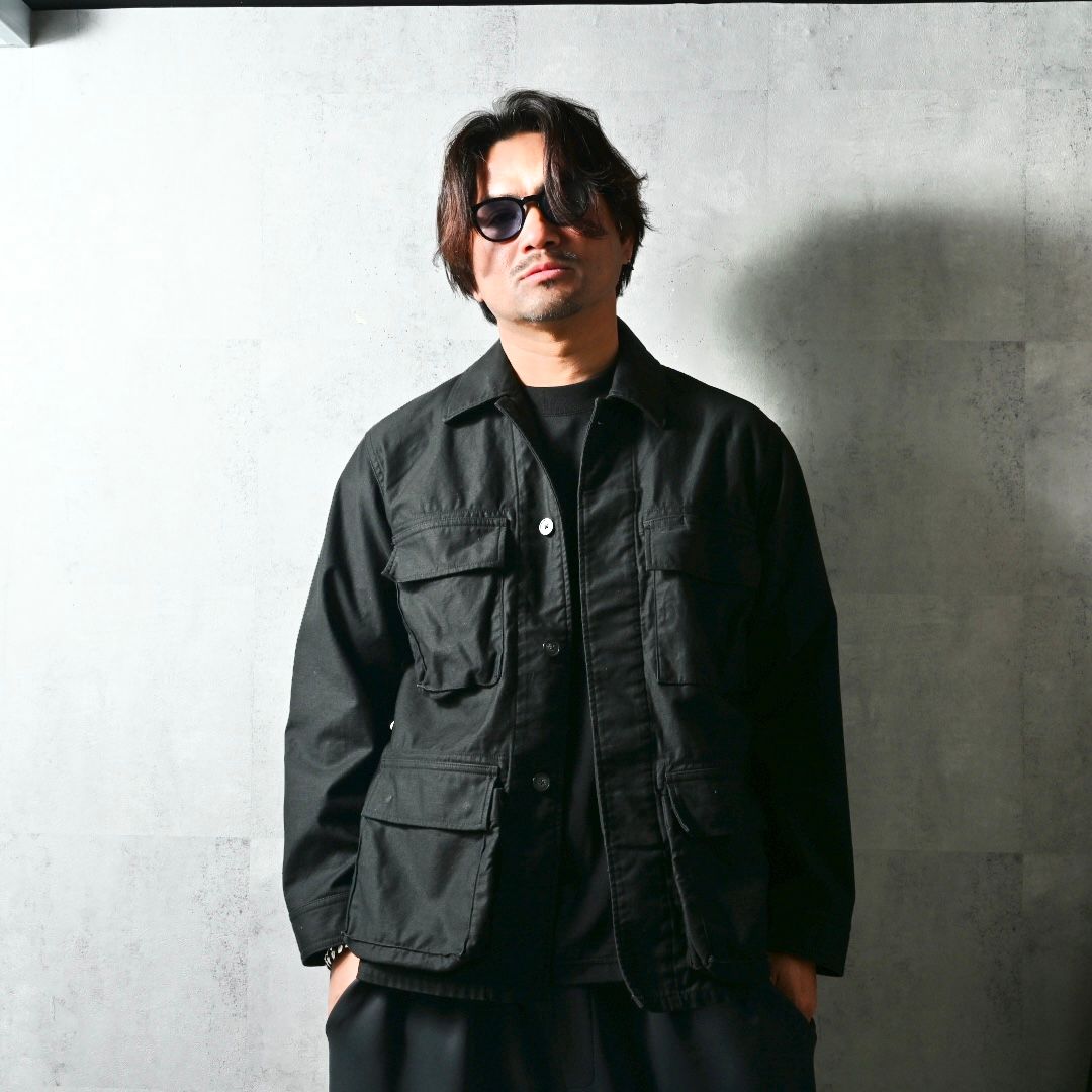 BDU PB JK / DP1-JK-003 / BDUミリタリージャケット / ブラック (2月中旬入荷予定)