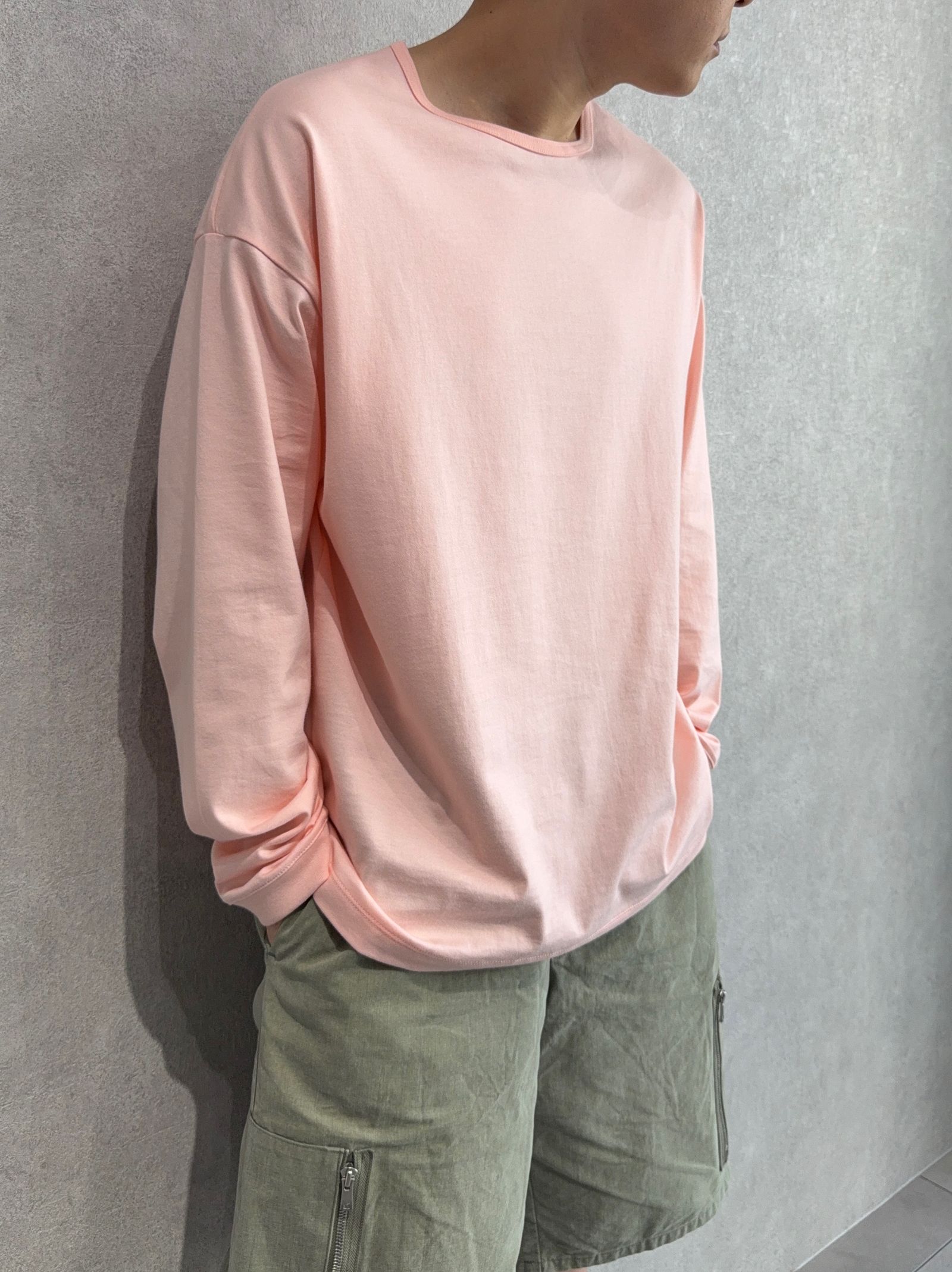 より一層オシャレに見える、ロンTEE×ハーパンの合わせ