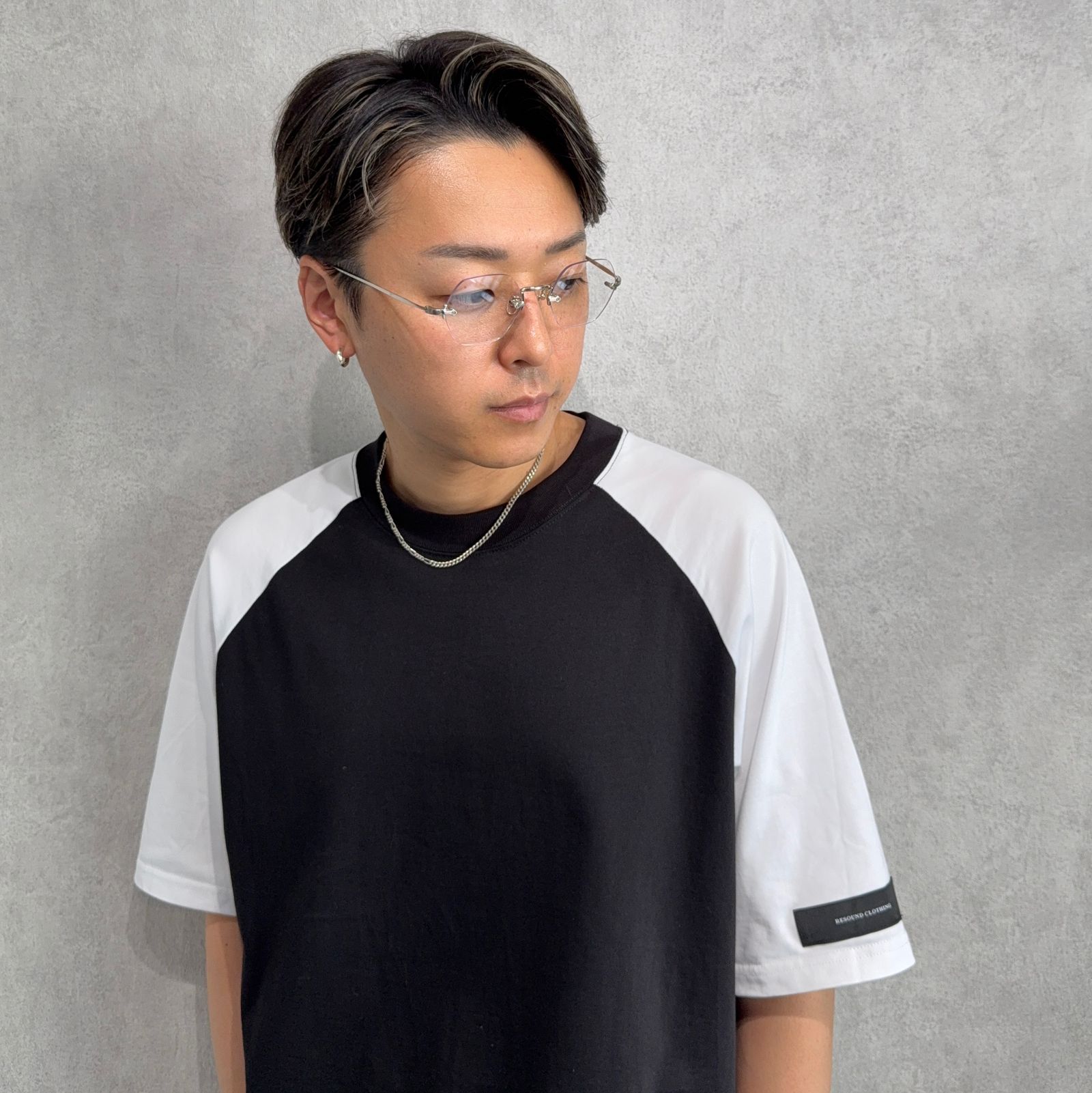 NEW. RILEY C-1b / メガネ / ブラステッドシルバー