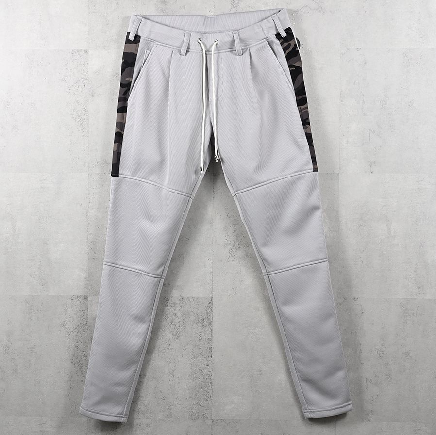 JT PT / RC41-ST-045 / 切り替えラインタックパンツ / グレージュ (8月上旬入荷予定)