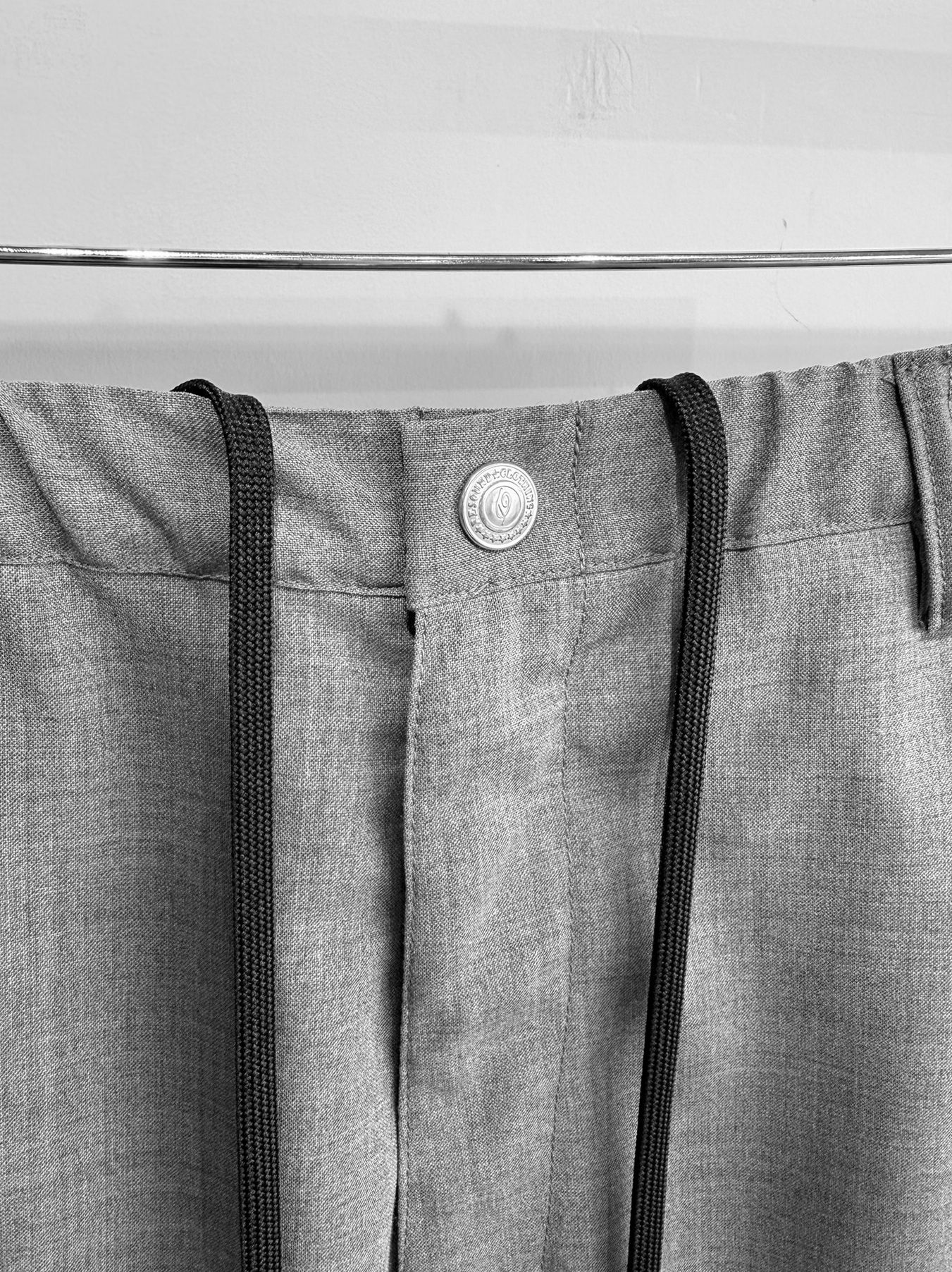 PAT WIDE EASY PANTS / RC35-ST-036 / ワイドテーパードパンツ / グレー