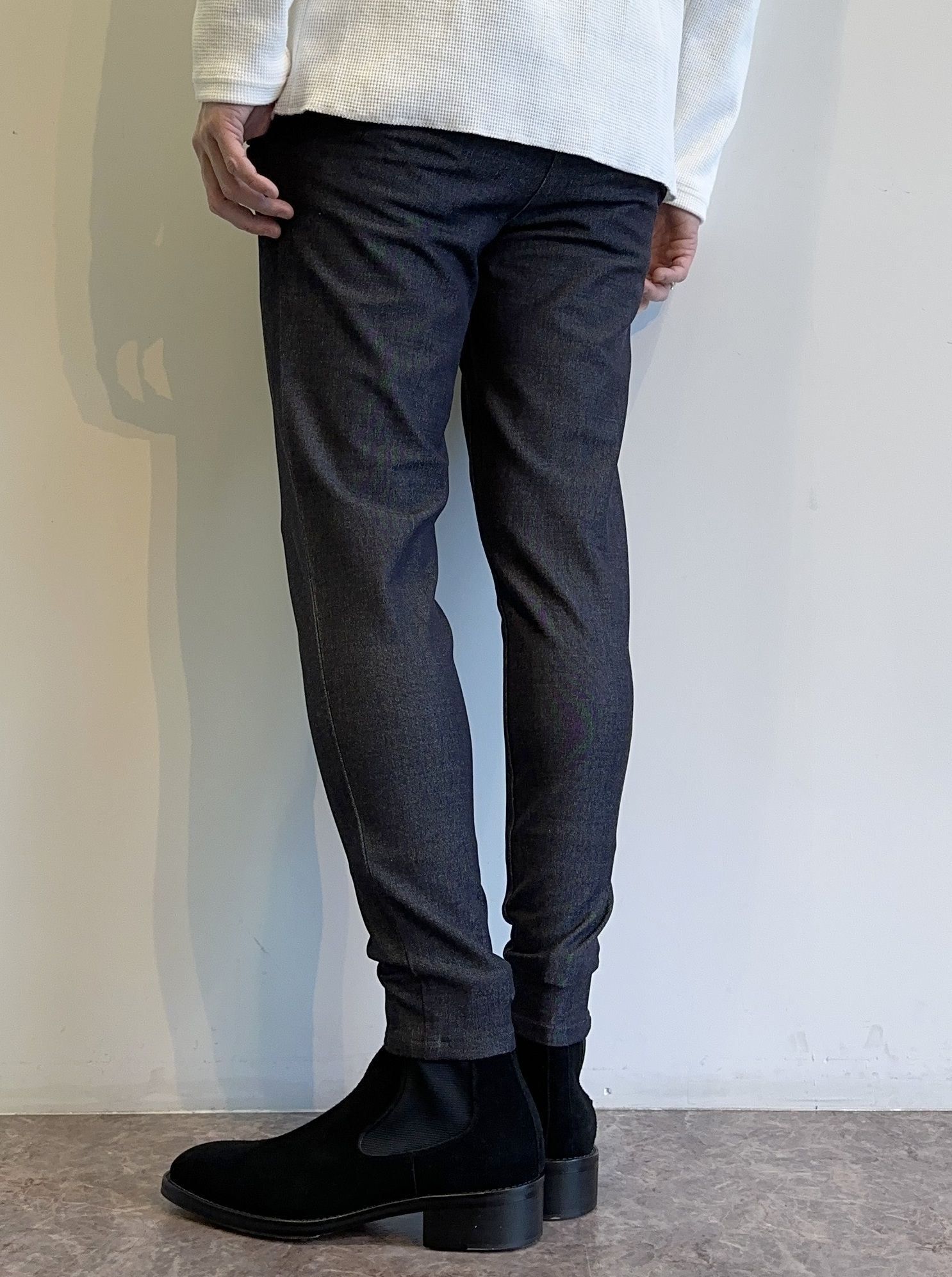 PAT TIGHT EASY PANTS / RC31-ST-037 / ベルト付きイージーパンツ / デニム