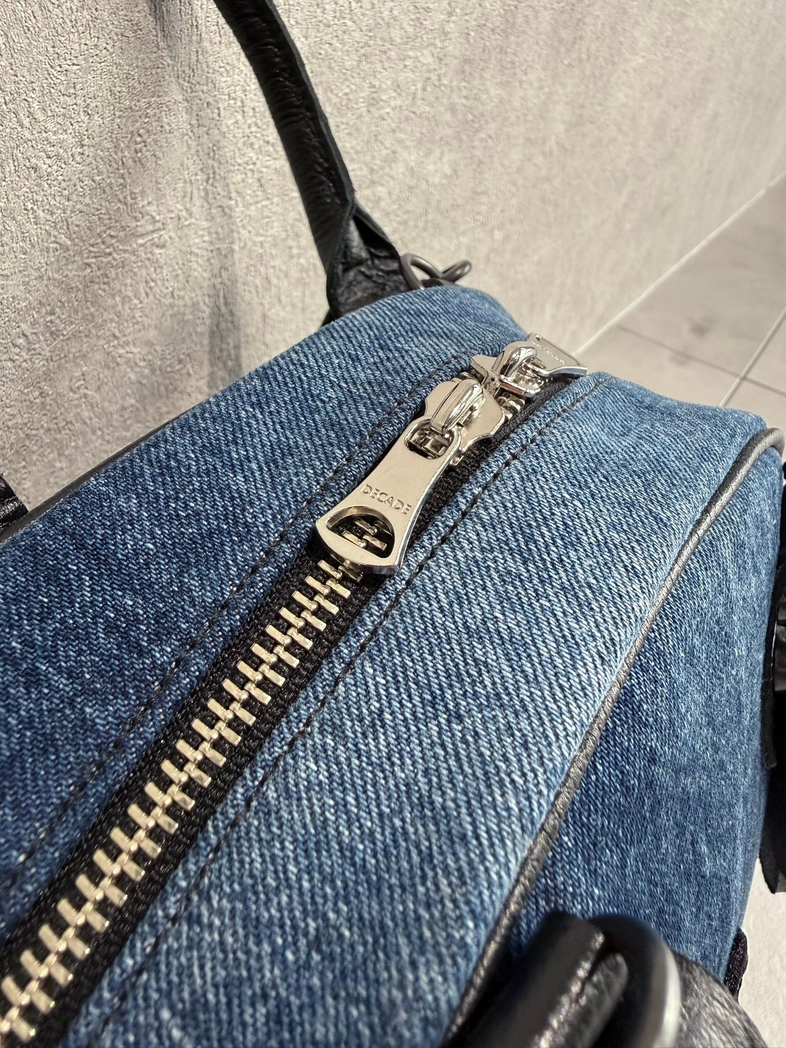 DENIM MINI BOSTON BAG / RC40-BAG-002RD / デニムミニボストンショルダーバッグ / デニム