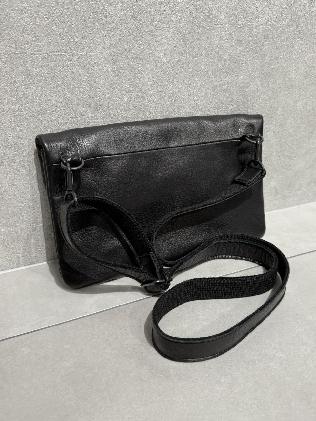 2WAY クラッチショルダーバッグ / DCD-01144B / ブラック×ブラック