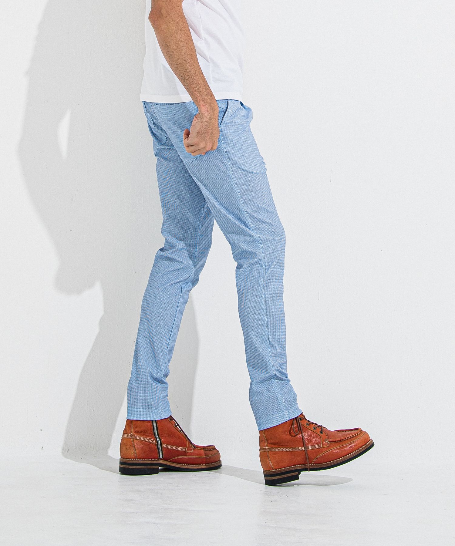 CHRIS EASY TUCK  PANTS / RC36-ST-016T / イージータックパンツ / チェックサックス