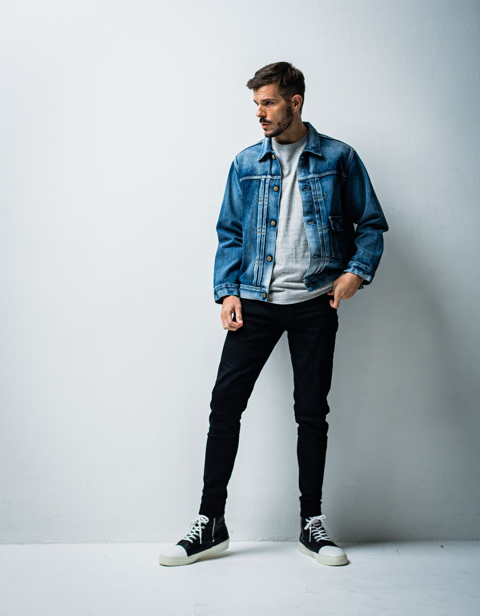 OR SKINNY JEANS / OR2-SK-002 / スキニーデニム / ブラックワンウォッシュ (7月中旬入荷予定)