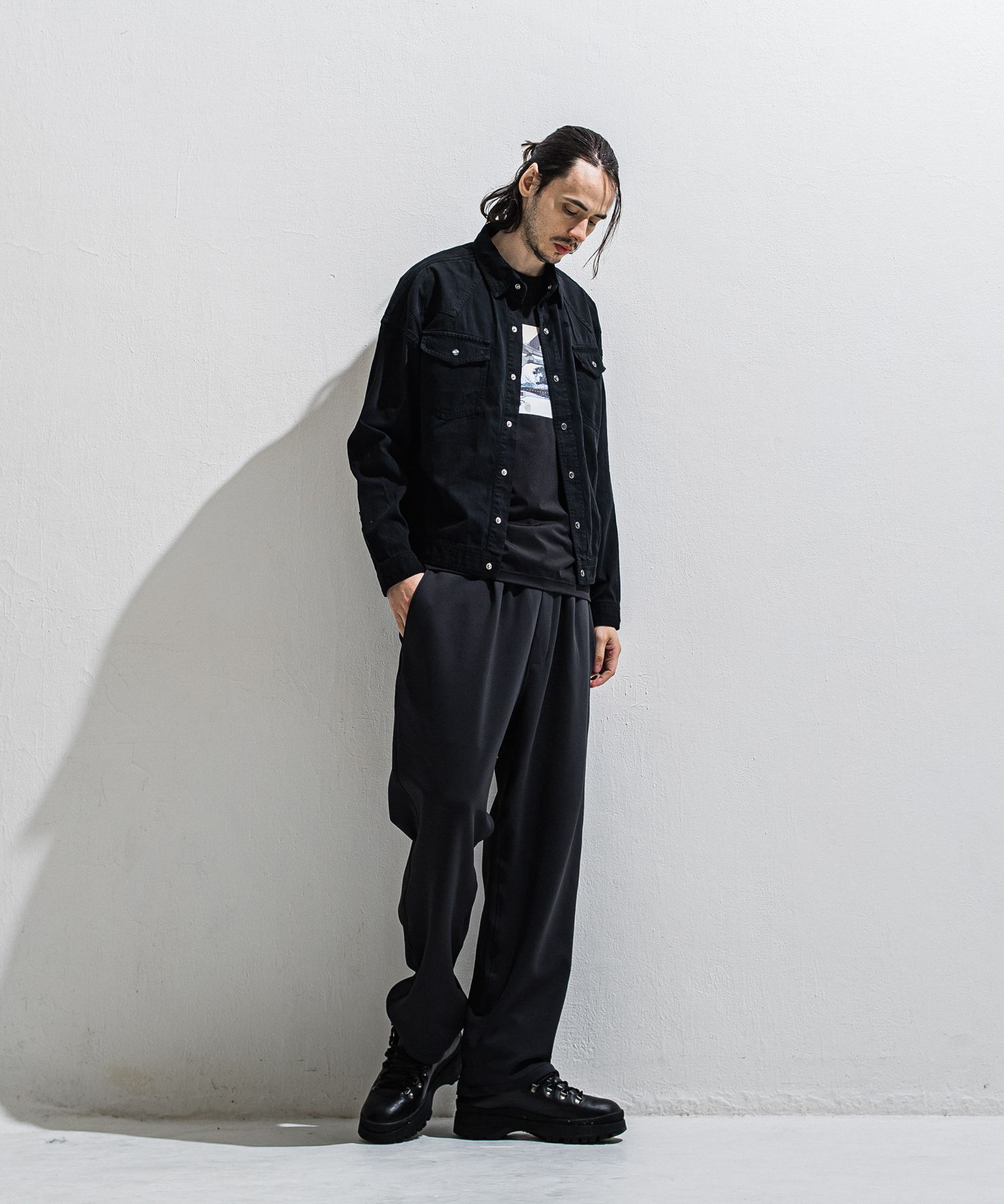 WESTAN JK / DP1-JK-004 / ウエスタンシャツジャケット / ブラック (3月中旬入荷予定)