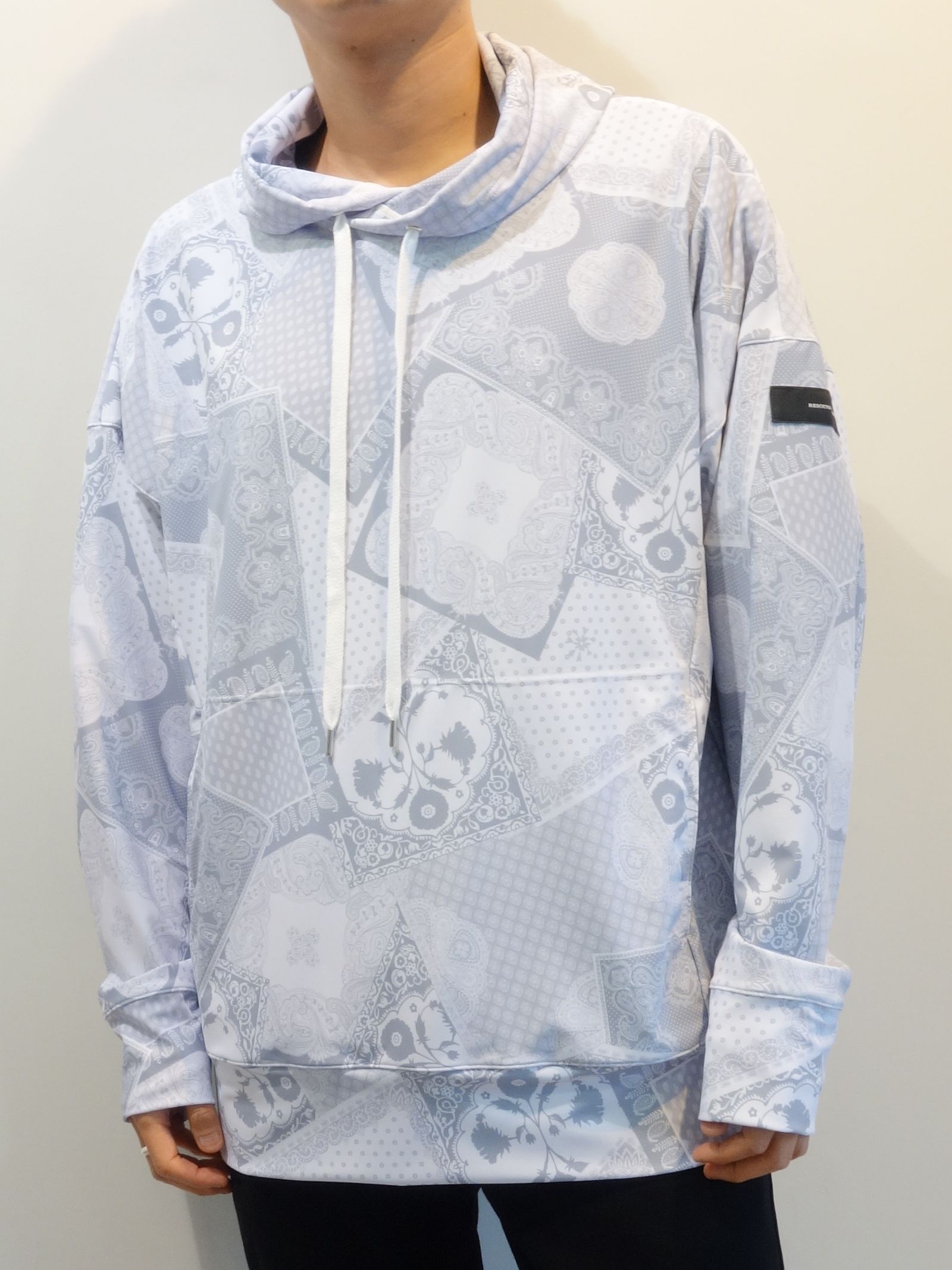 PAISELY RUSH LOOSE HOODIE / RC24-C-001 / ラッシュガードパーカー