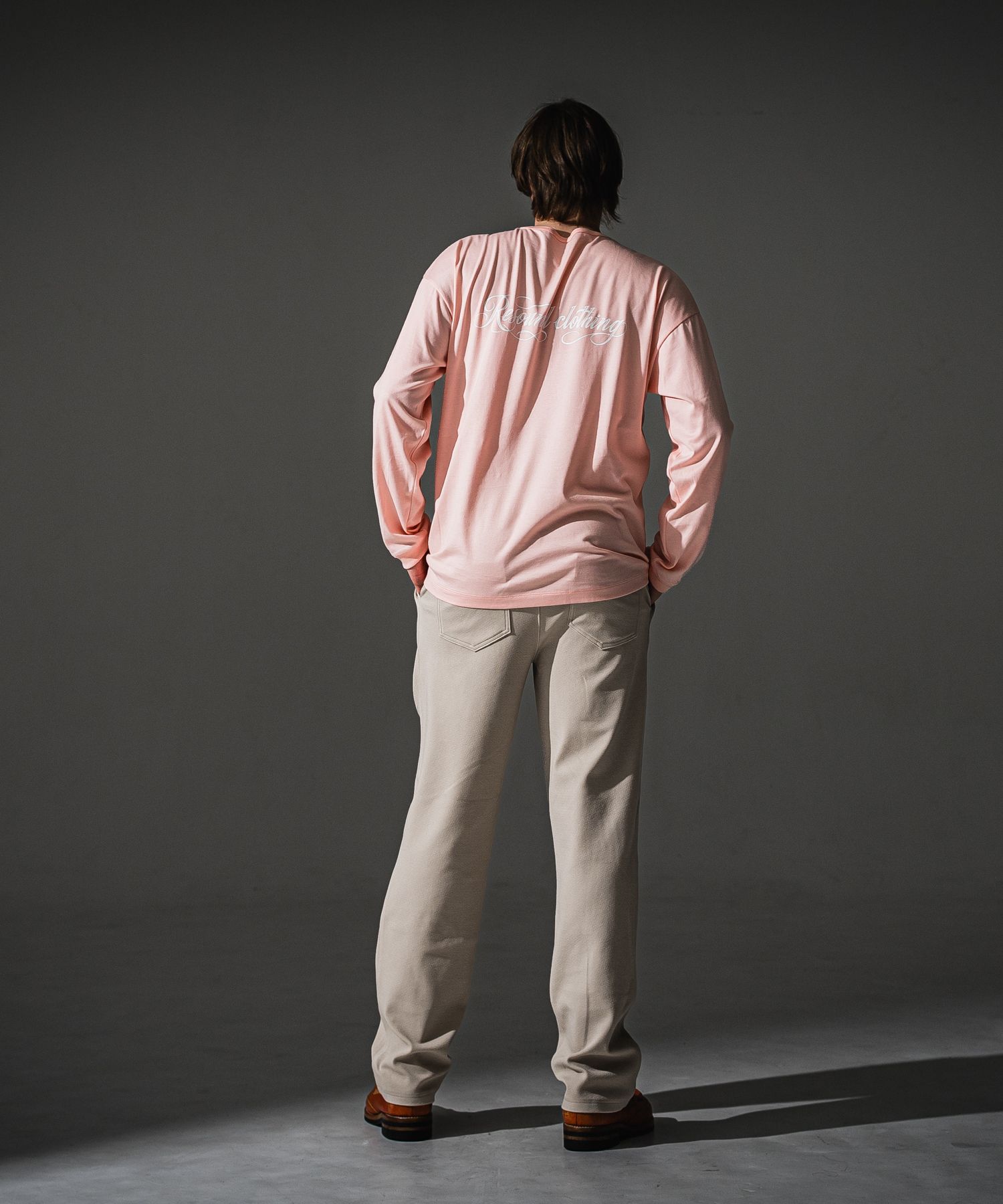 SEMI WIDE TUCK PANTS / RC41-ST-016WT / セミワイドタックパンツ / ブリスターベージュ (7月下旬入荷予定)