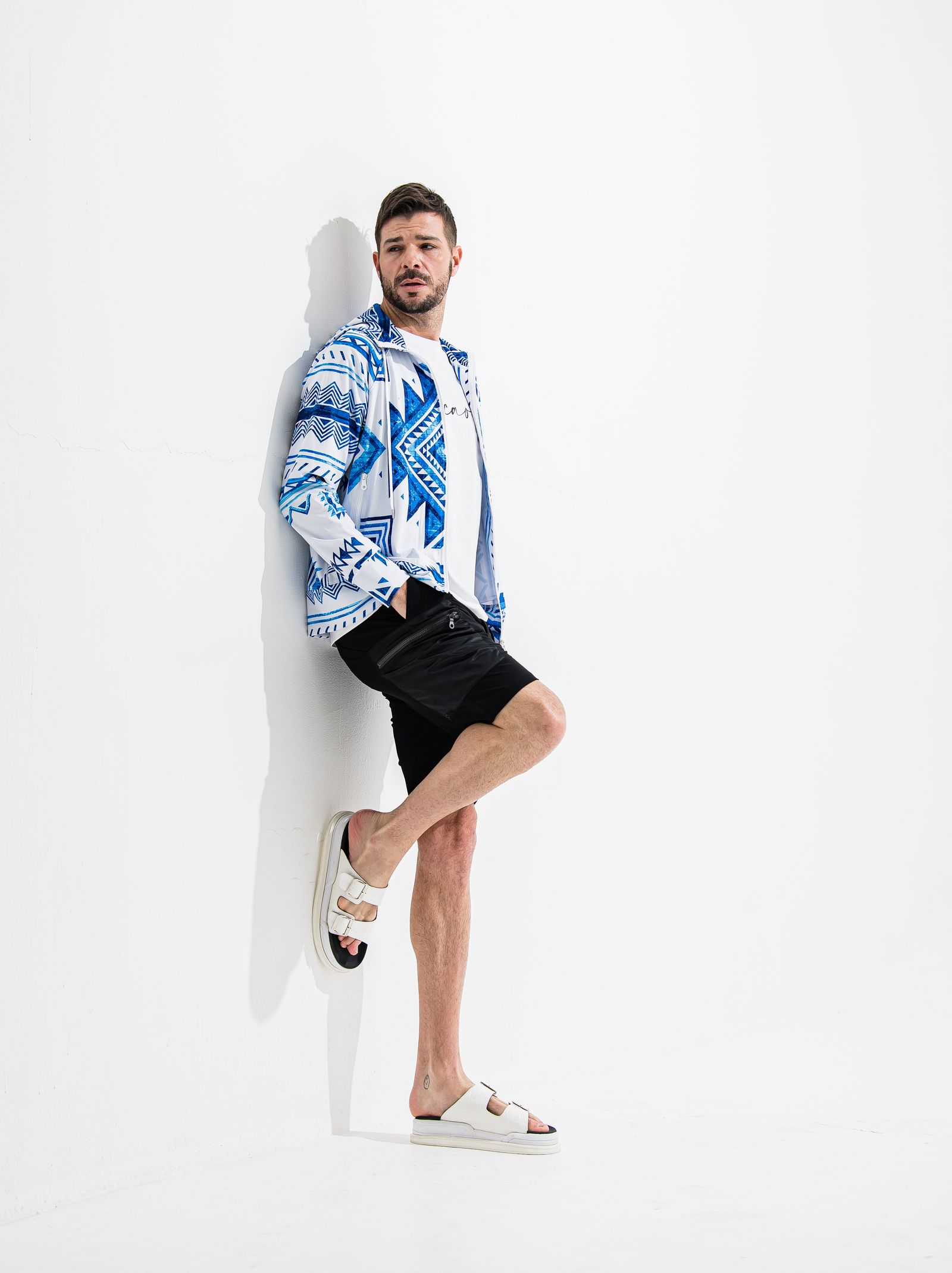 NYLON GR SHORTS / OR2-HP-001 / ナイロンギアカーゴハーフパンツ / ブラック