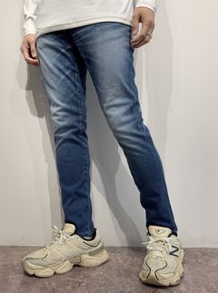 MICK DENIM JERSEY / RC35-ST-020 / デニムジャージテーパードパンツ / インディゴユーズド