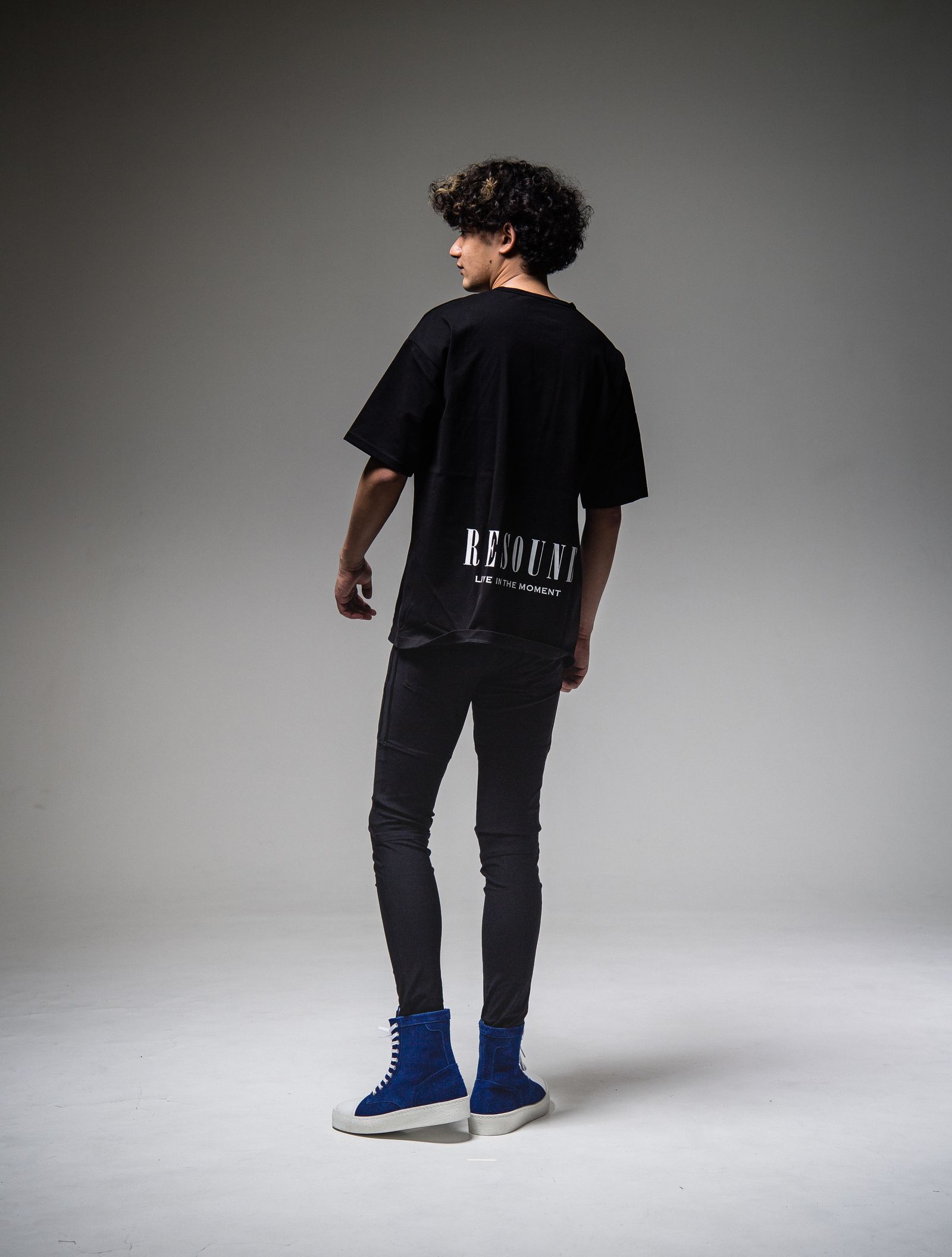 BACK ROGO LOOSE TEE / RC25-T-003 / バックロゴビッグTシャツ / ブラック※