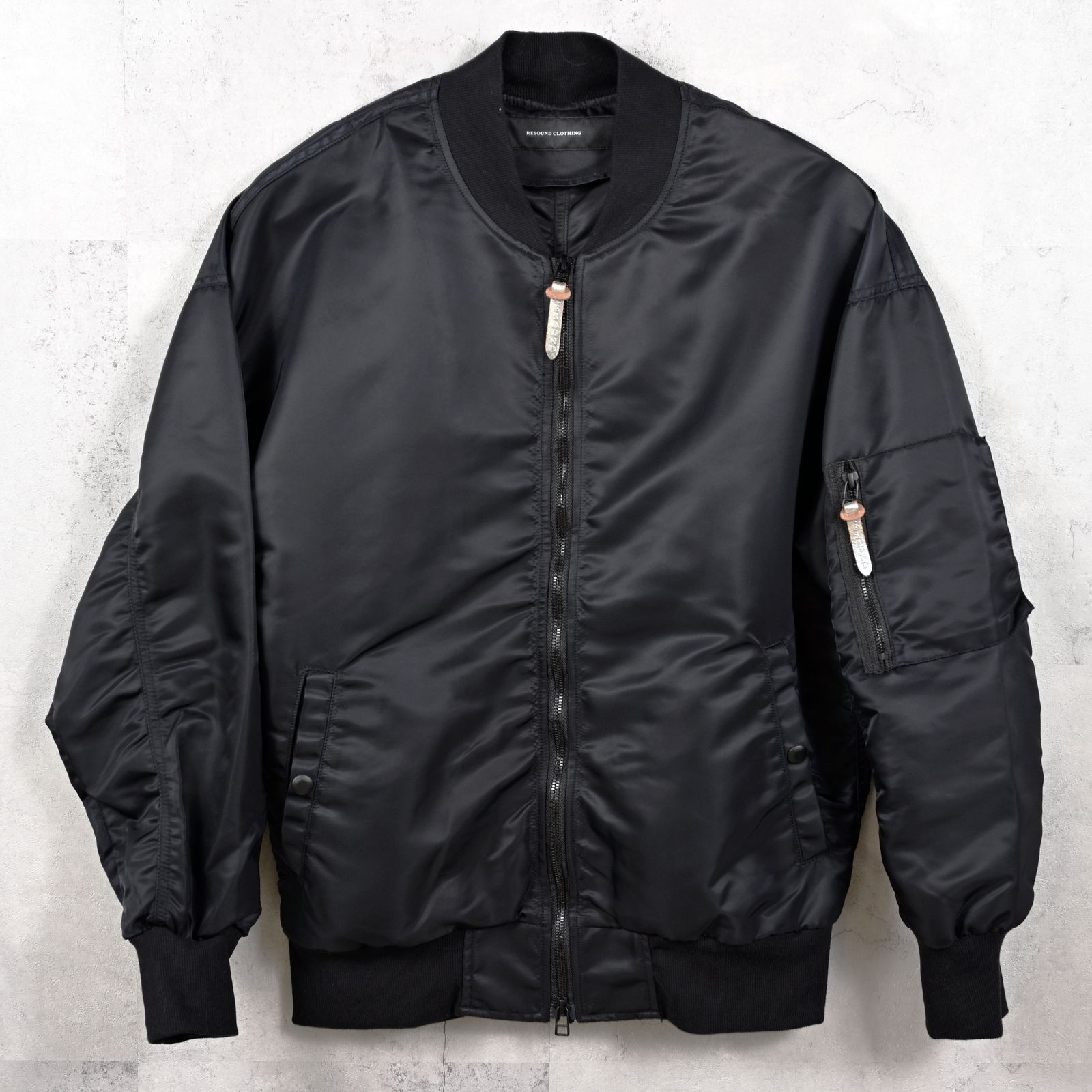 LIGHT DAVID JACKET / RC37-JK-002 / ナイロンライトMA-1 / ブラック (9月上旬入荷予定)