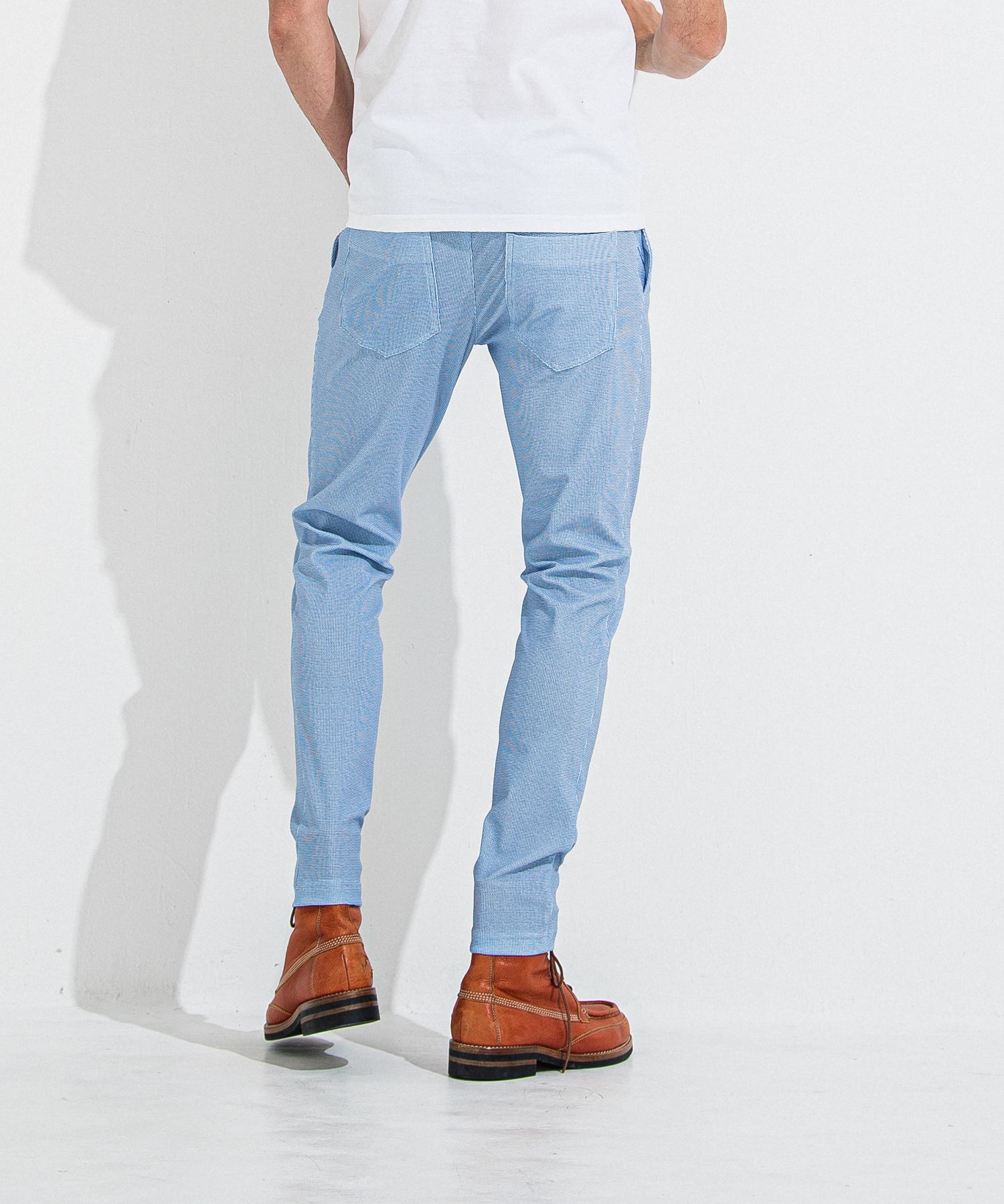 CHRIS EASY TUCK  PANTS / RC36-ST-016T / イージータックパンツ / チェックサックス
