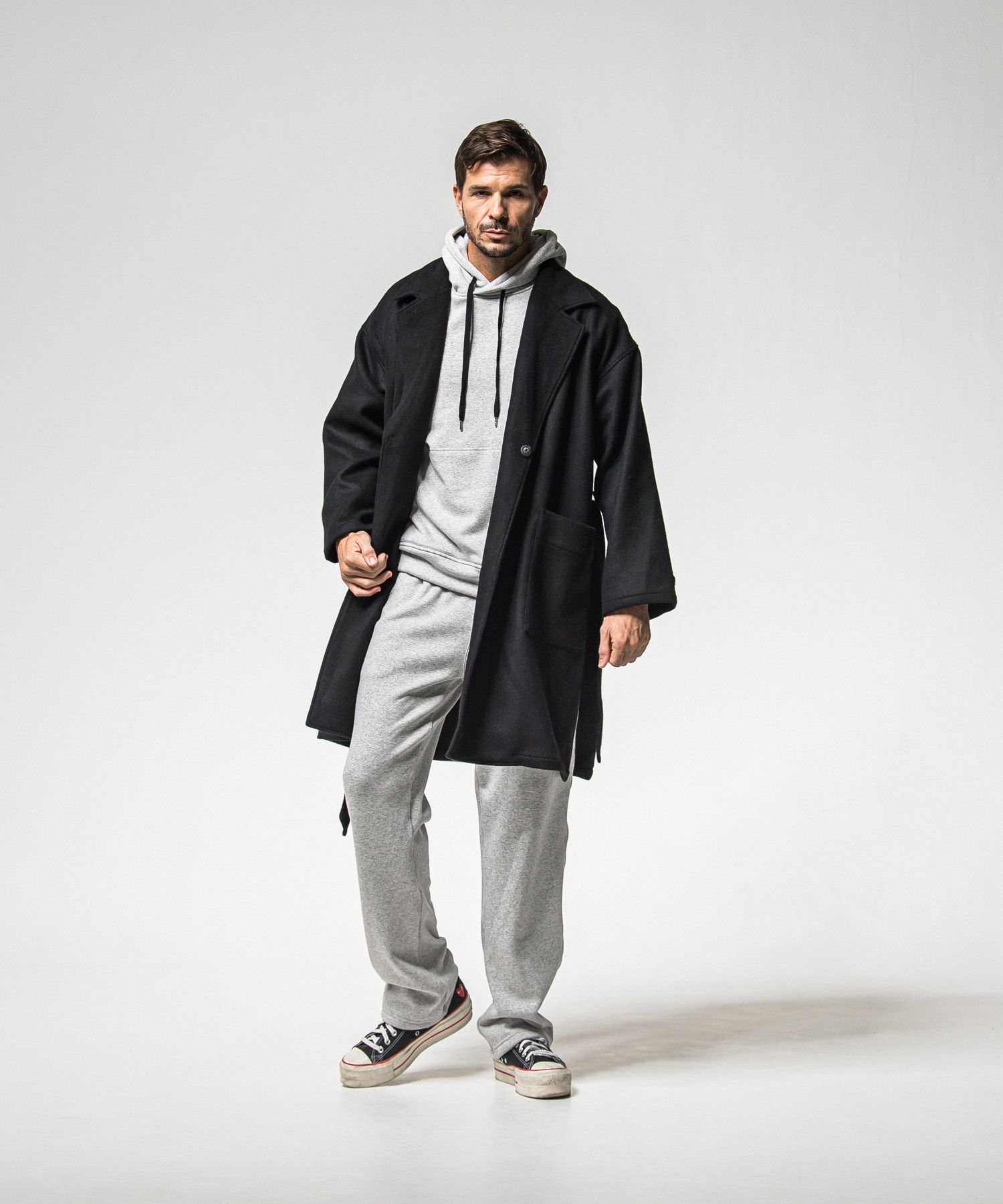 【FRIDAYコラボ】 FRIDAY OLD COVER VELOURS FLEECE TRAINER / RCF1-C-001 / 裏起毛FRIDAYオールドカバートレーナー / グレー (11月上旬入荷予定)