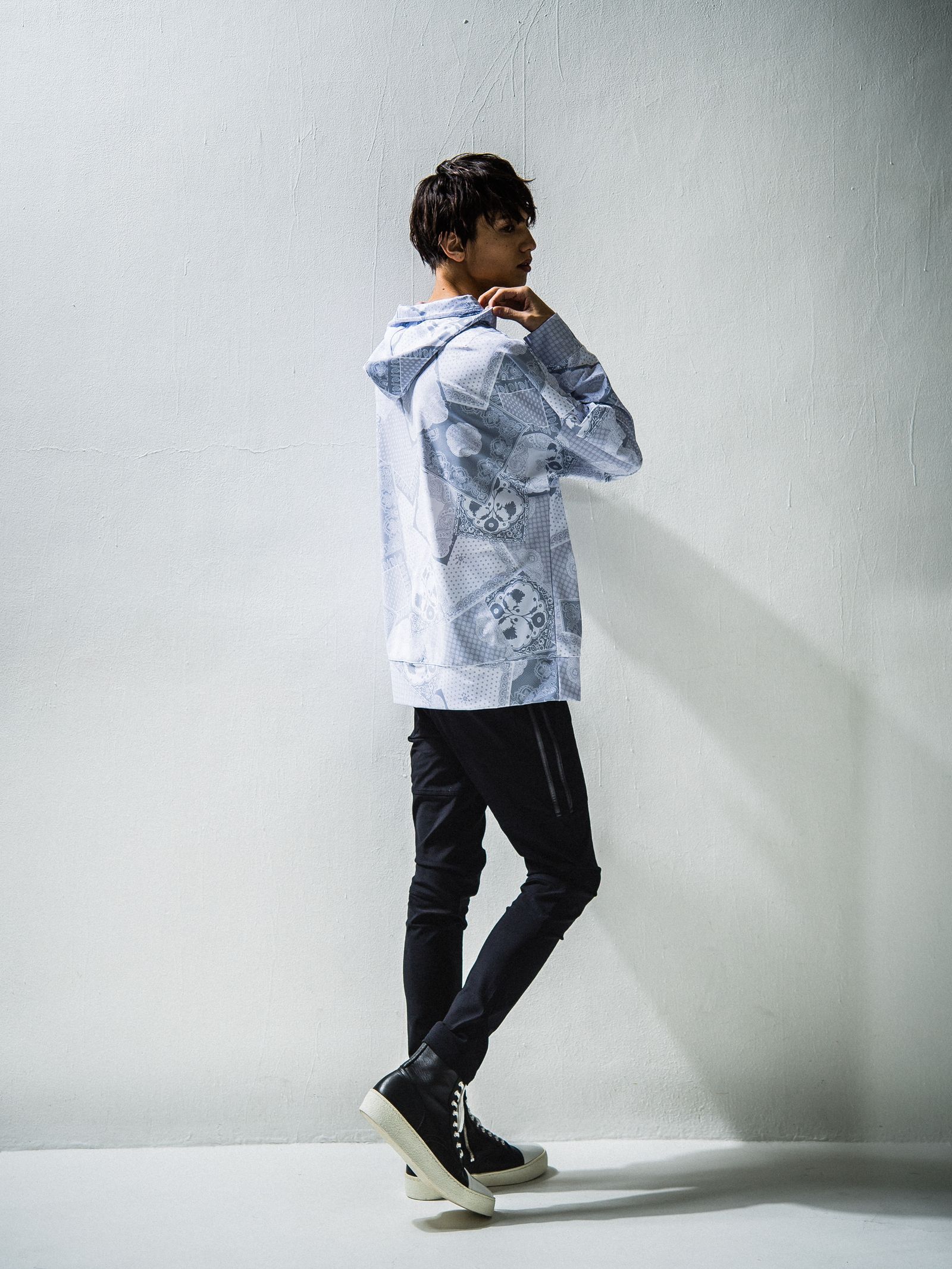 PAISELY RUSH LOOSE HOODIE / RC24-C-001 / ラッシュガードパーカー