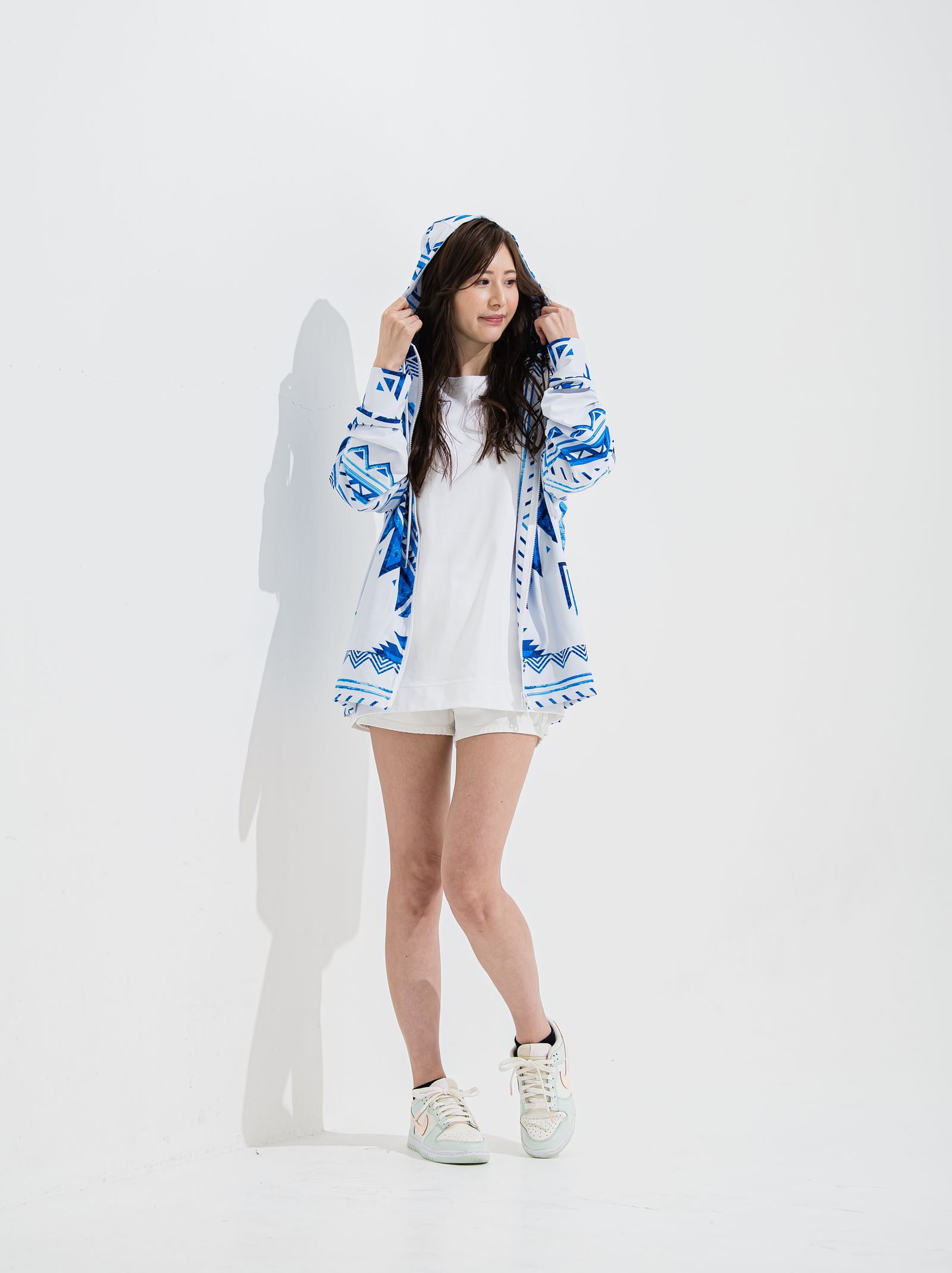 RUSH ZIP HOODIE / OR2-C-002 / ラッシュガードジップパーカー / ネイティヴブルー (6月中旬入荷予定)