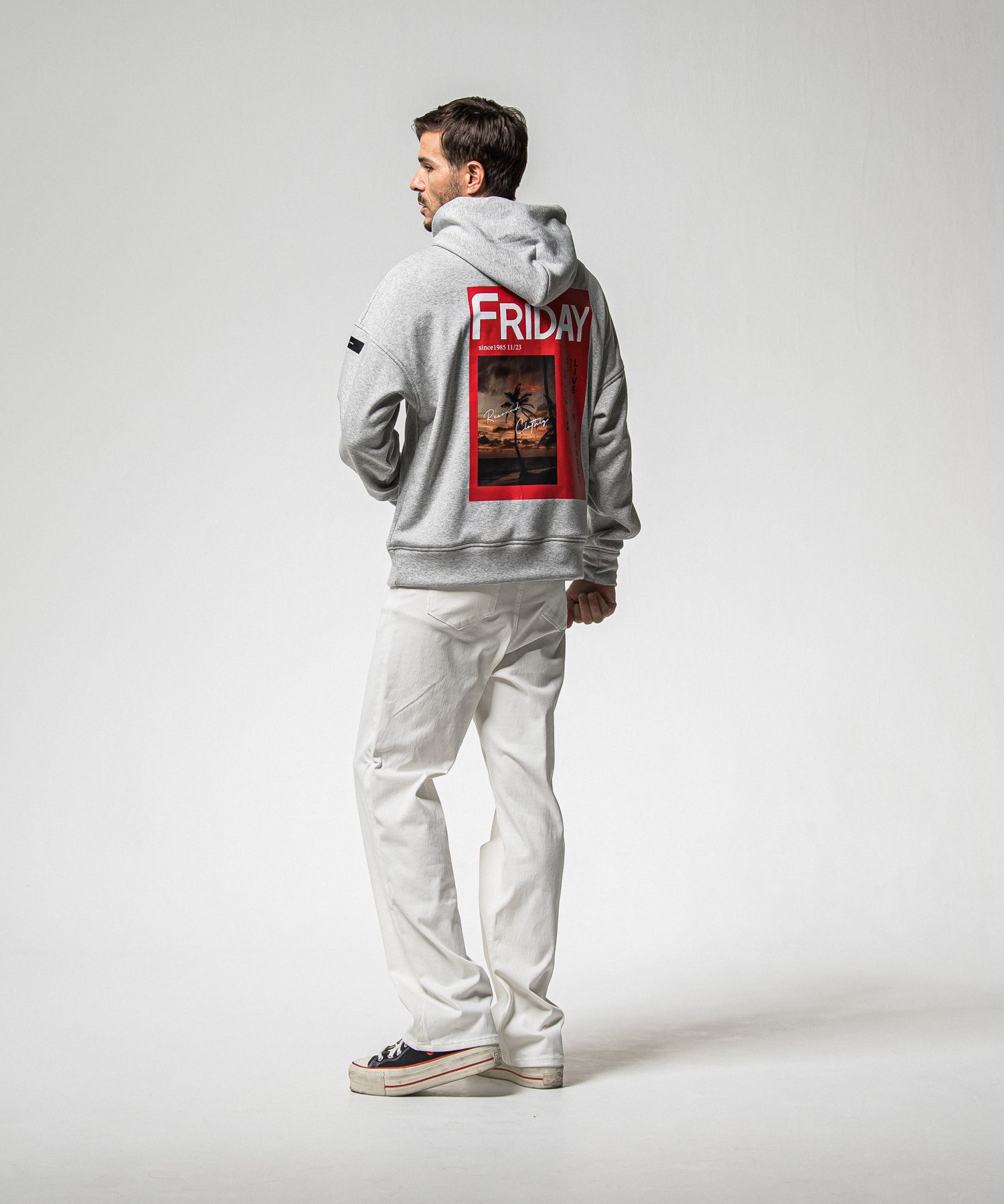 KING DENIM JERSEY / BASIC-ST-005 / デニムジャージバギーワイドパンツ / ホワイト (12月中旬入荷予定)