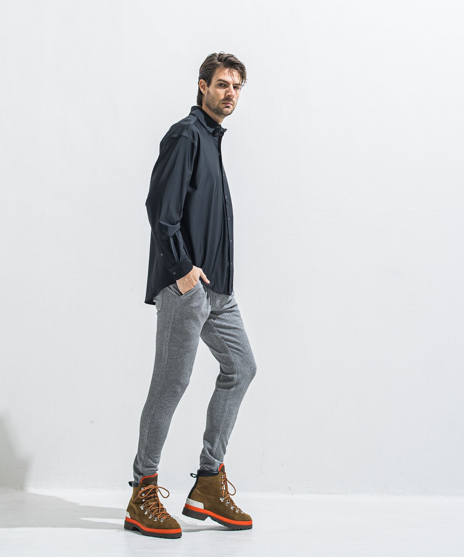 CHRIS EASY TUCK PANTS / RC40-ST-016T / イージータックパンツ / ブリスターグレー (4月中旬入荷予定)