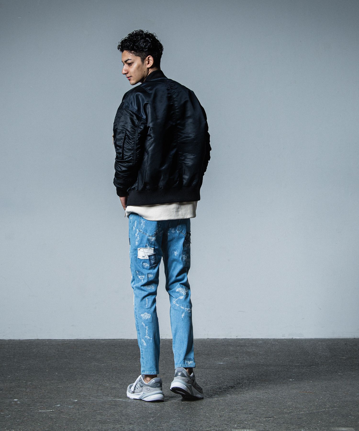 DAVID JACKET / RC33-JK-003 / MA-1 / ブラック