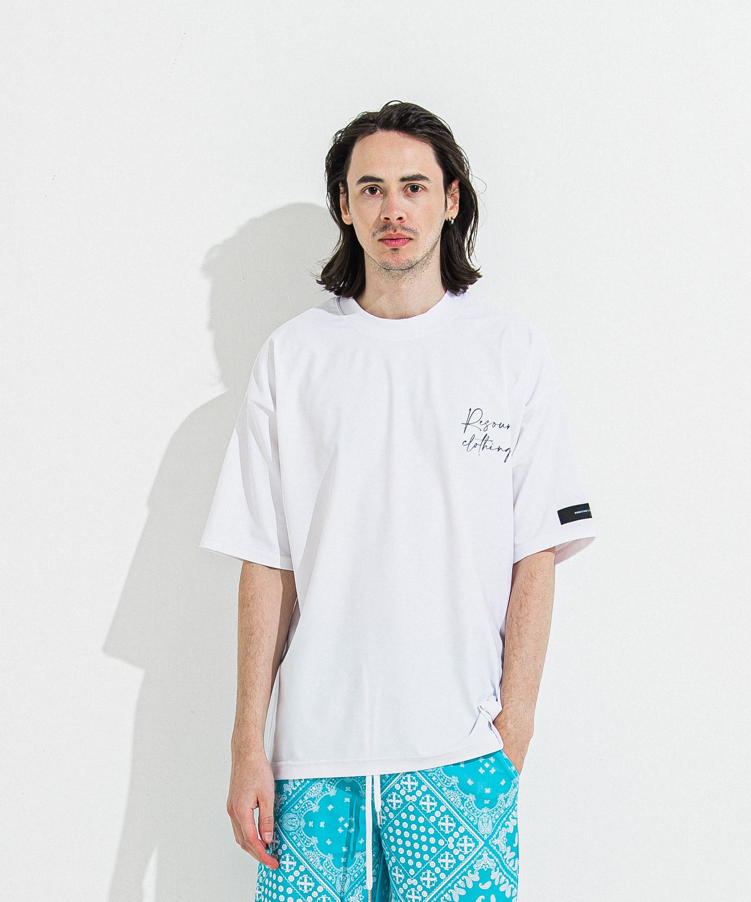 ID RUSH OVER T / RC36-T-011 / バックロゴラッシュガードビッグTシャツ / ホワイト