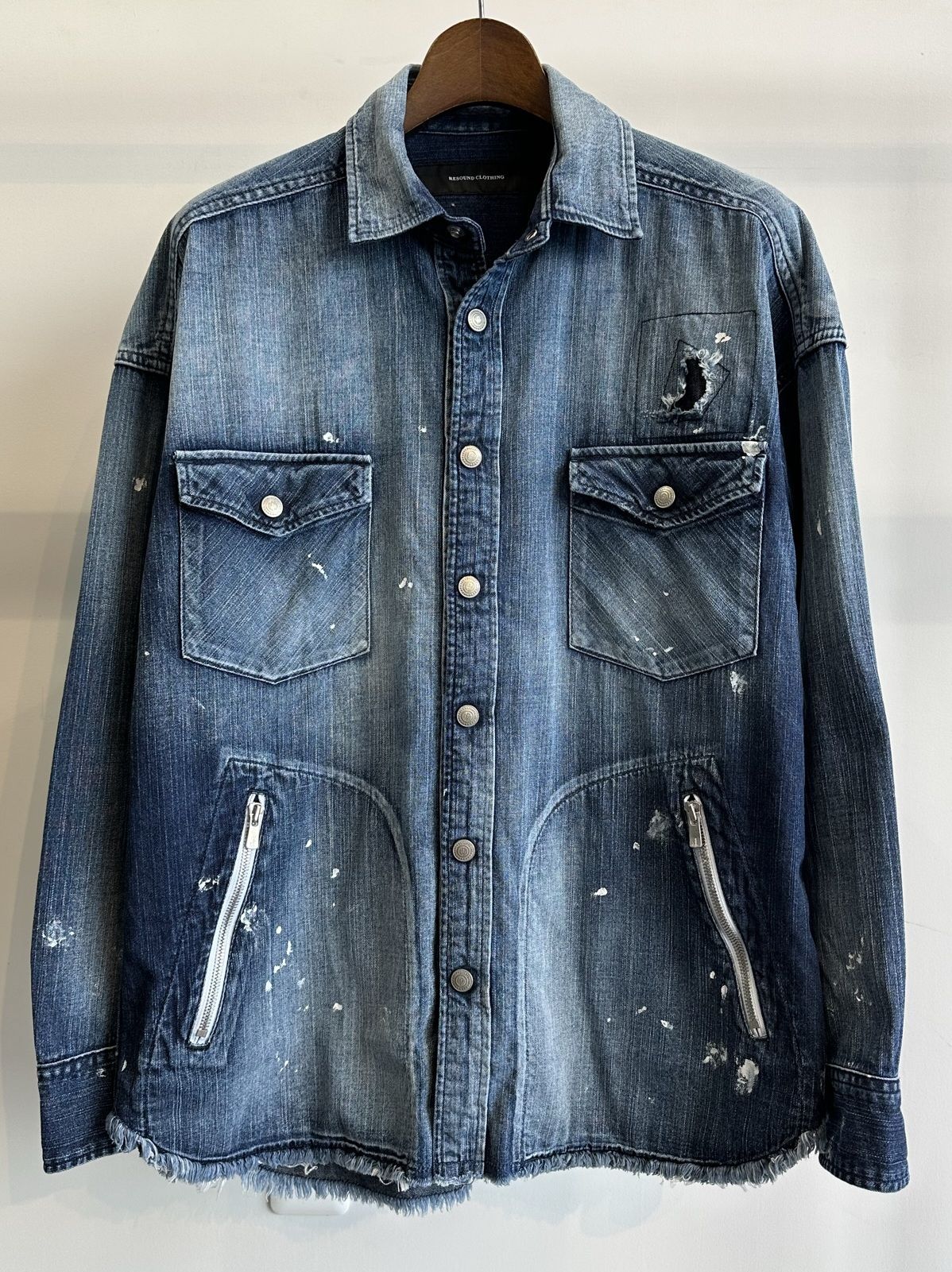 OVER DENIM SHIRTS / RC33-SH-002 / オーバーデニムシャツ / ダークインディゴ