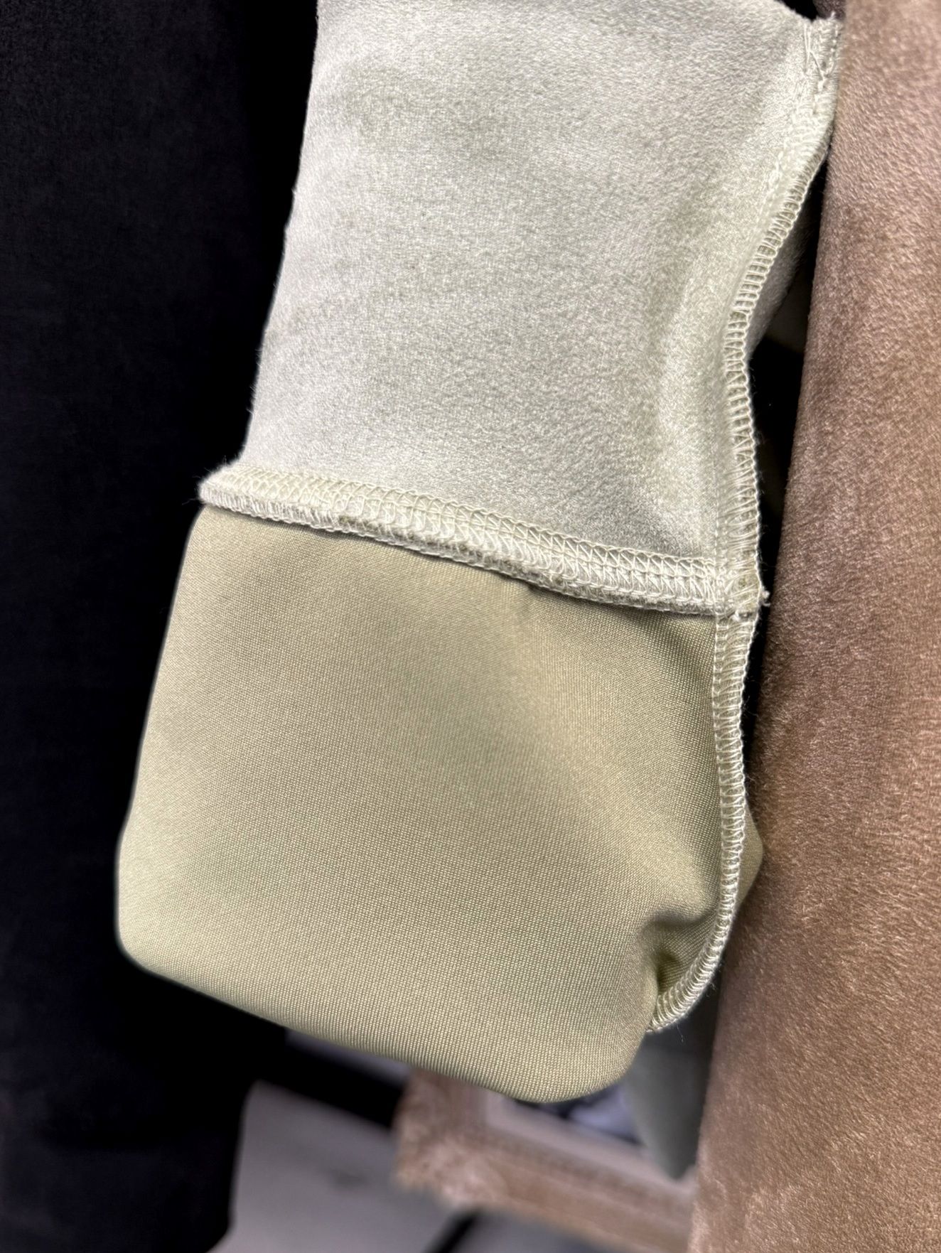 SUEDE DROP TRAINER / RC38-C-005 / スエードトレーナー / カーキ (1月上旬入荷予定)