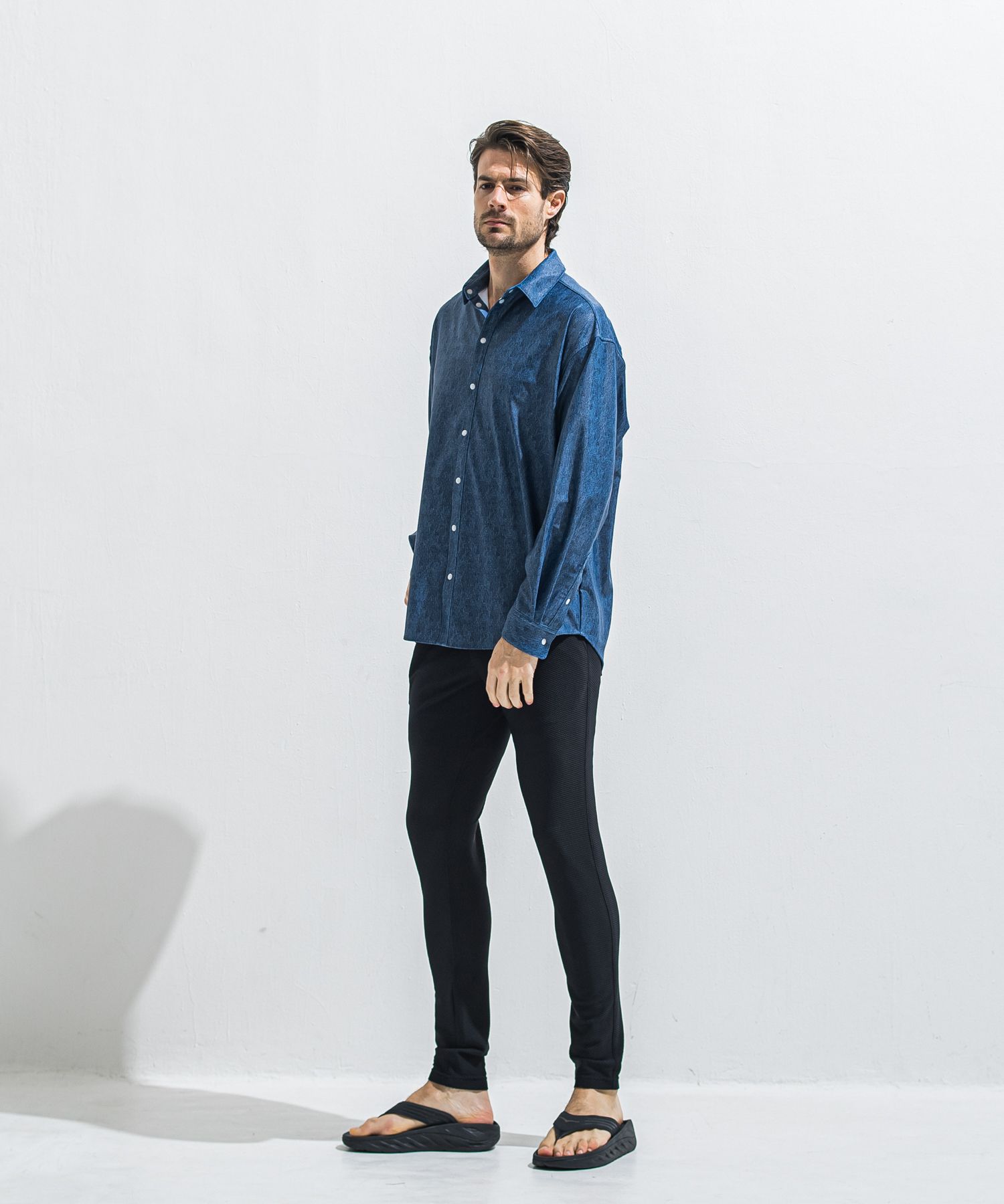 CHRIS EASY TUCK PANTS / RC40-ST-016T / イージータックパンツ / メッシュブラック (5月中旬入荷予定)