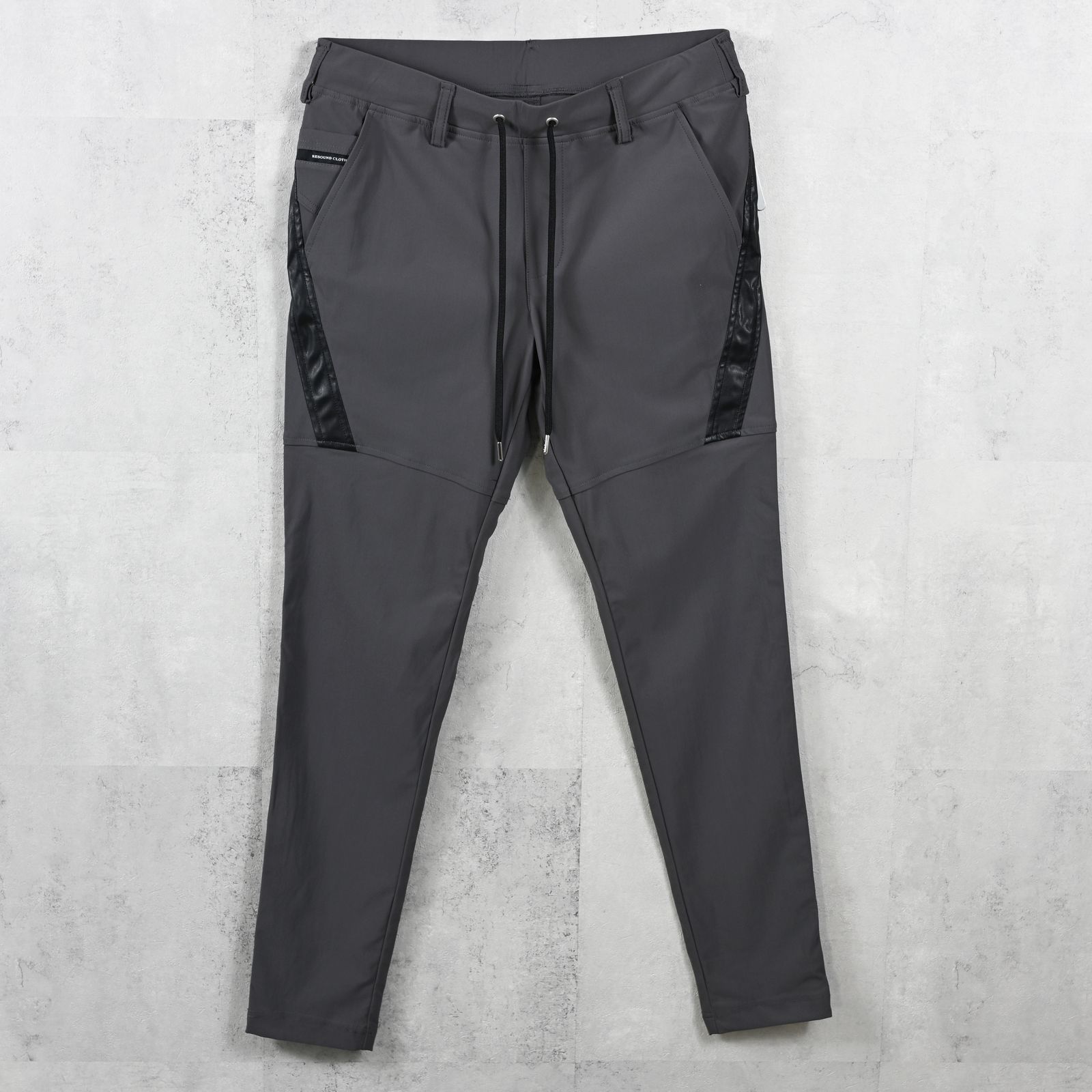 TYLER NYLON PANTS / RC40-ST-026 / レザーラインナイロンパンツ / チャコール (5月中旬入荷予定)