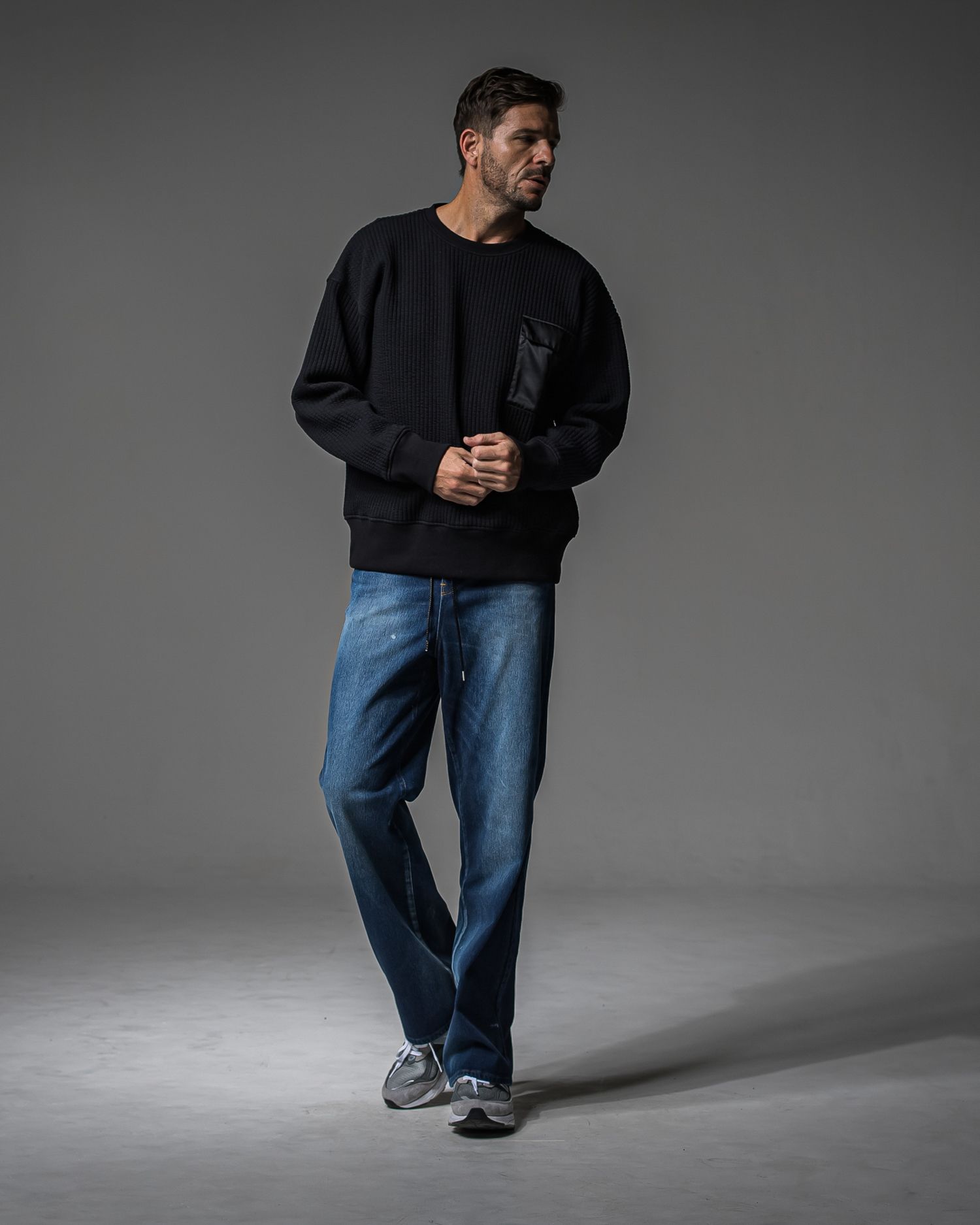 KING DENIM JERSEY / RC37-ST-005 / デニムジャージ バギーワイドパンツ / ダークインディゴ