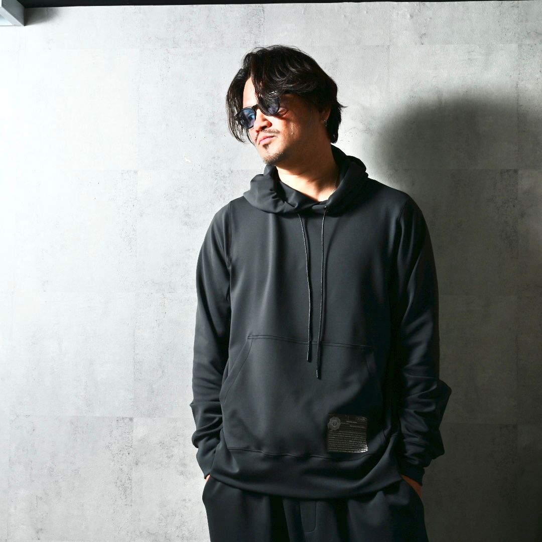 WILL PULLOVER HOODIE / DP1-C-001 / ウィルプリントプルオーバーパーカー / ブラック (2月上旬入荷予定)