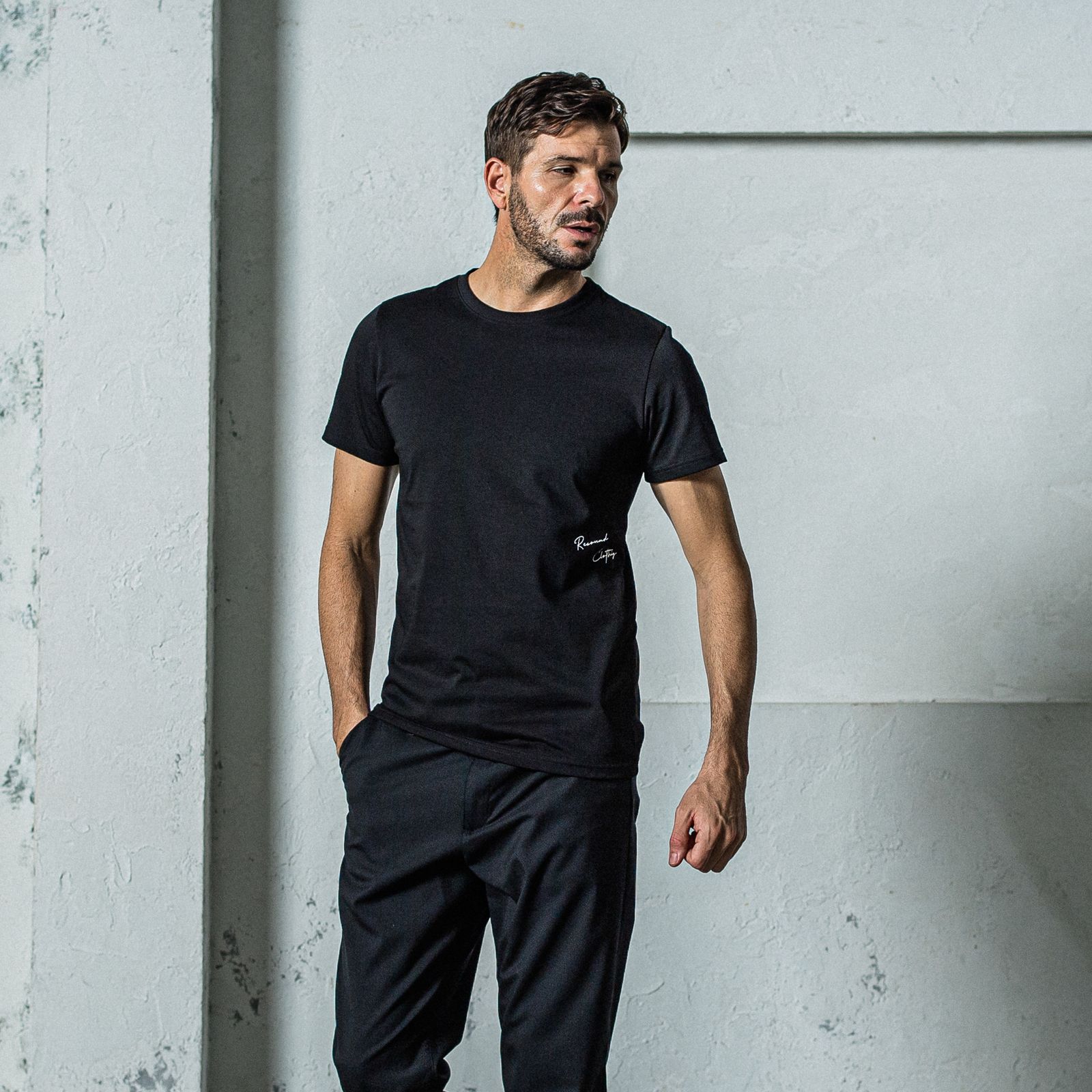 SIDE RC BASIC TEE / RC35-T-004 / サイドロゴジャストTシャツ / ブラック