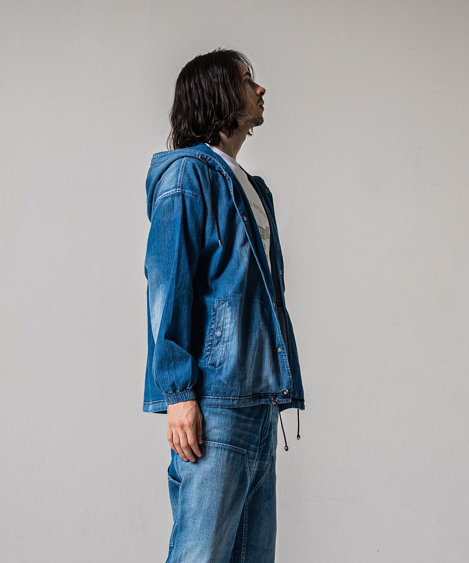 COACH HOODIE / RC39-JK-005 / コーチパーカー / インディゴ (2月中旬入荷予定)