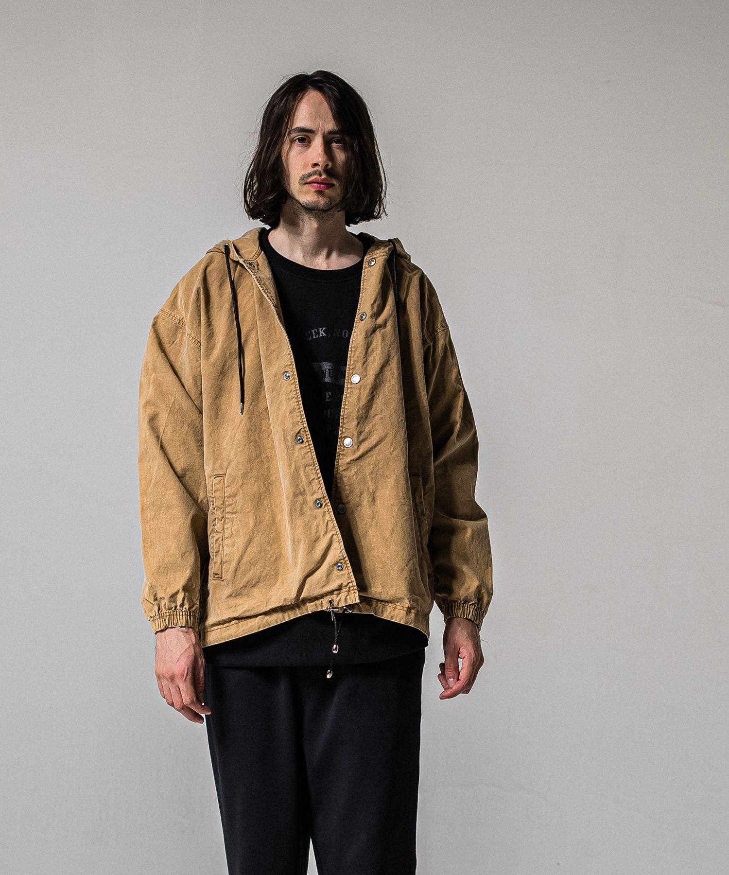 COACH HOODIE / RC39-JK-005 / コーチパーカー / ブラウン (3月中旬入荷予定)