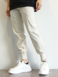 BILLIE NYLON PANTS / RC25-ST-028 / ナイロンリブパンツ / ベージュ