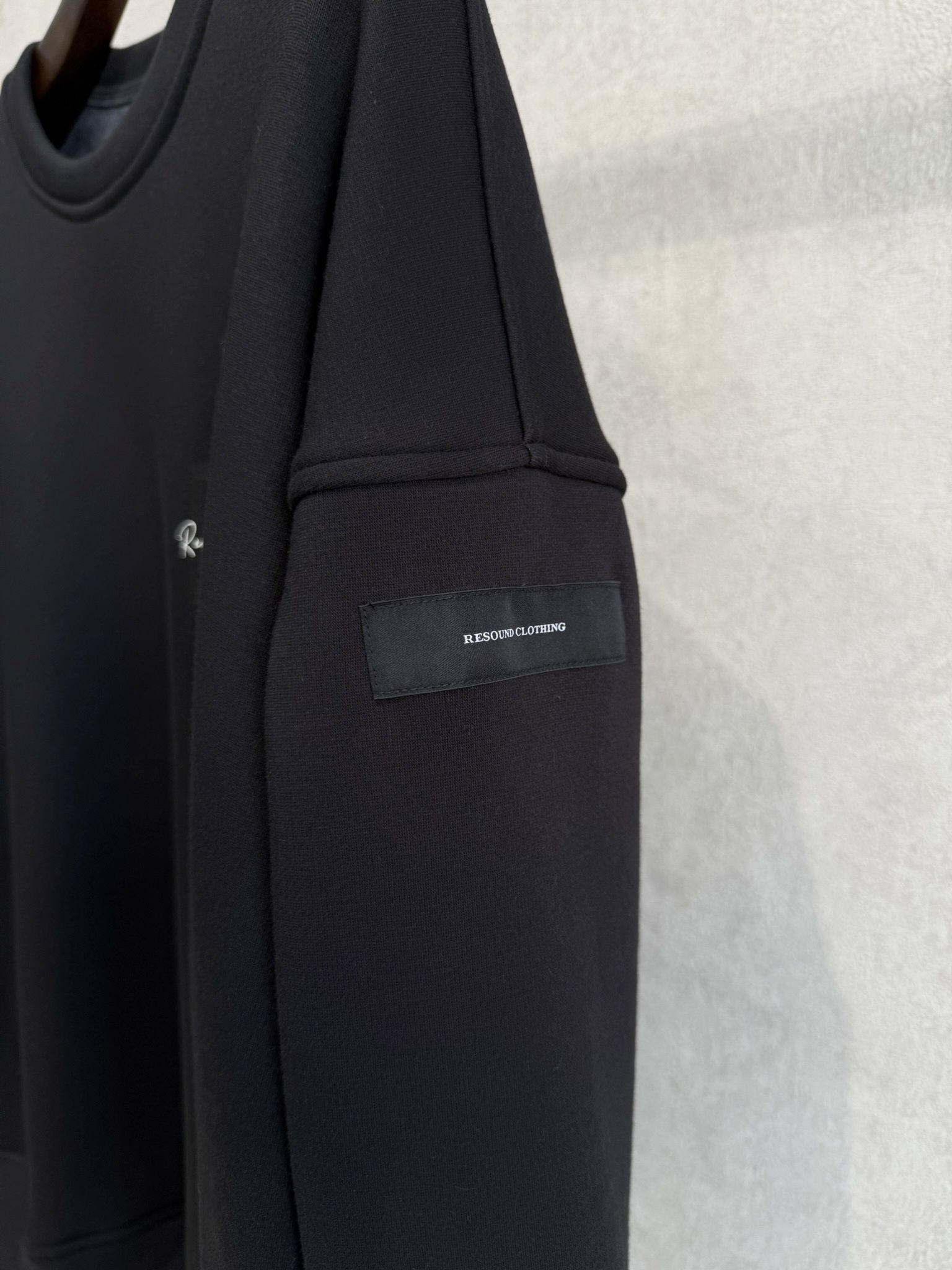 【FRIDAYコラボ】 FRIDAY STANDARD LOGO VELOURS FLEECE TRAINER / RCF1-C-004 / 裏起毛FRIDAYスタンダードロゴトレーナー / ブラック