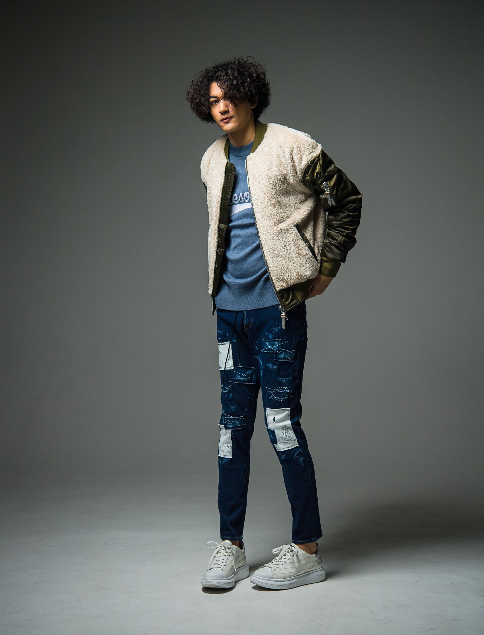 RESOUND CLOTHING - MICK DENIM JERSEY / BASIC-ST-020 / デニム