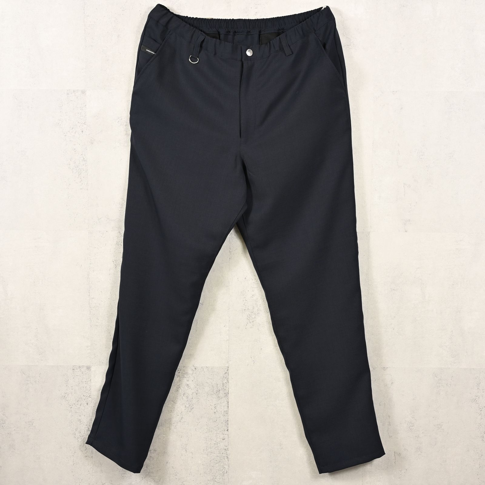 PAT WIDE EASY PANTS / RC40-ST-036BN / ワイドテーパードパンツ / ツイルネイビー (4月中旬入荷予定)