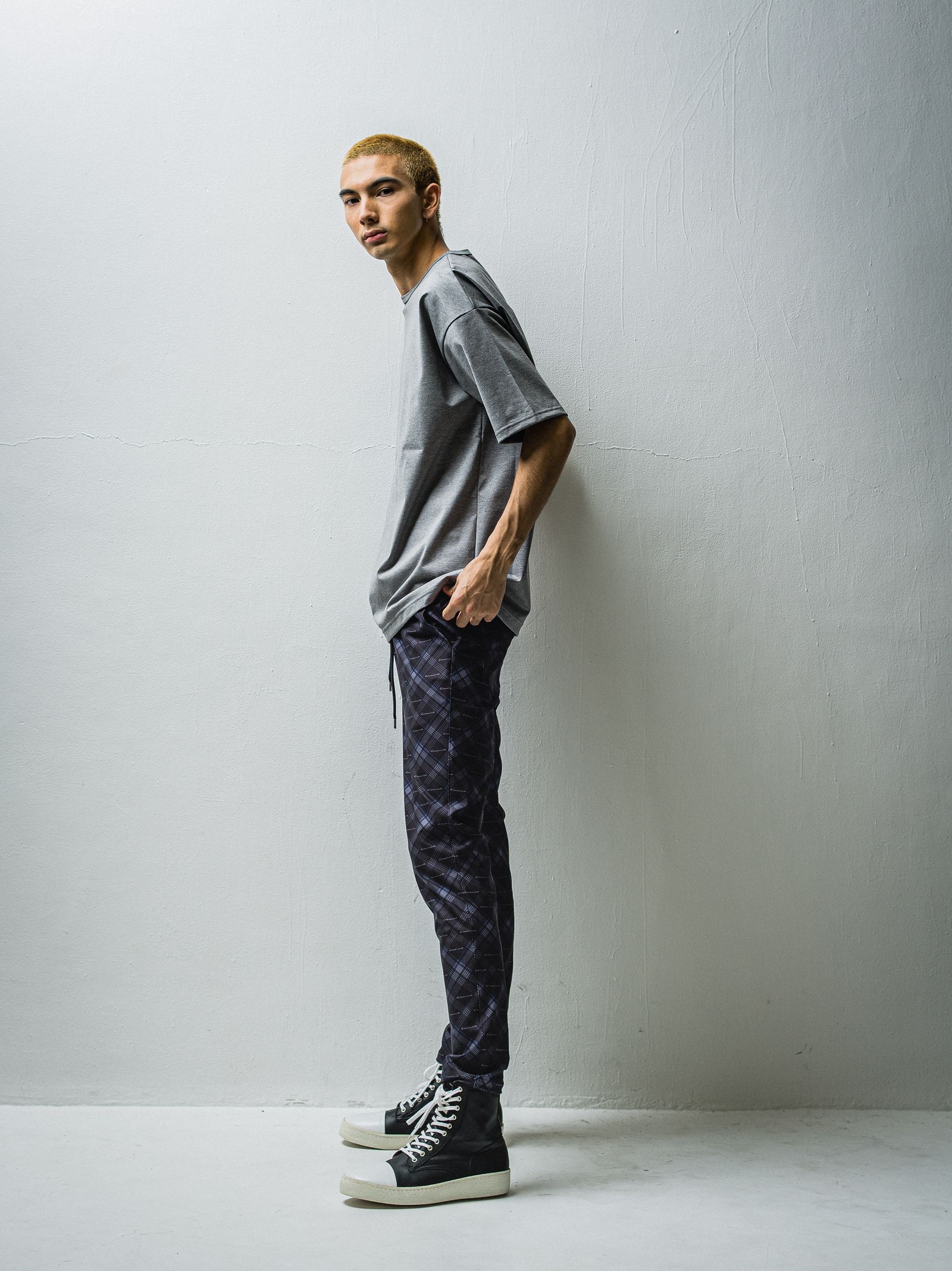 CHRIS EASY PANTS / RC27-ST-016 / チェックイージーパンツ / チェックブラック