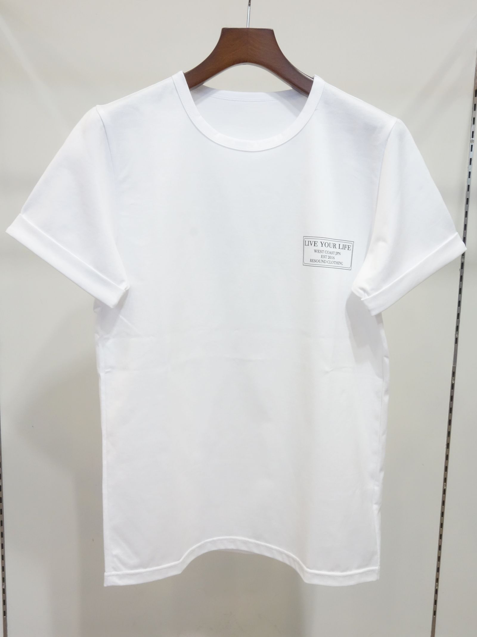 CREW ROLL UP JERSEY TEE / RC19-T-008 / プリントTシャツ ※