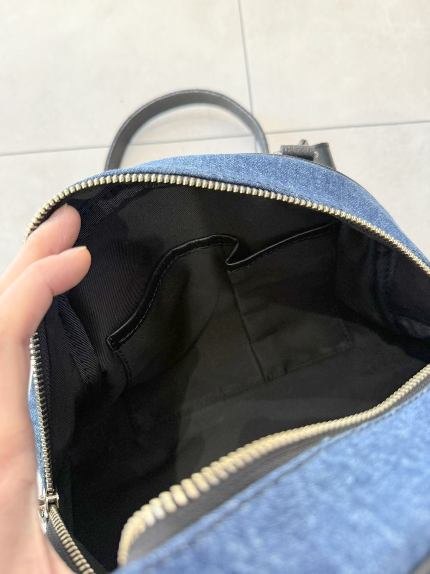 DENIM MINI BOSTON BAG / RC40-BAG-002RD / デニムミニボストンショルダーバッグ / デニム (5月中旬入荷予定)