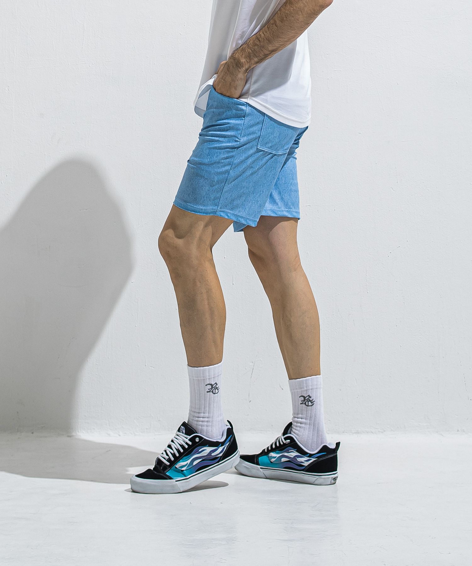 RUSH SHORTS / RC40-HP-003 / ラッシュガードデニムショーツ / ライトインディゴ (5月下旬入荷予定)