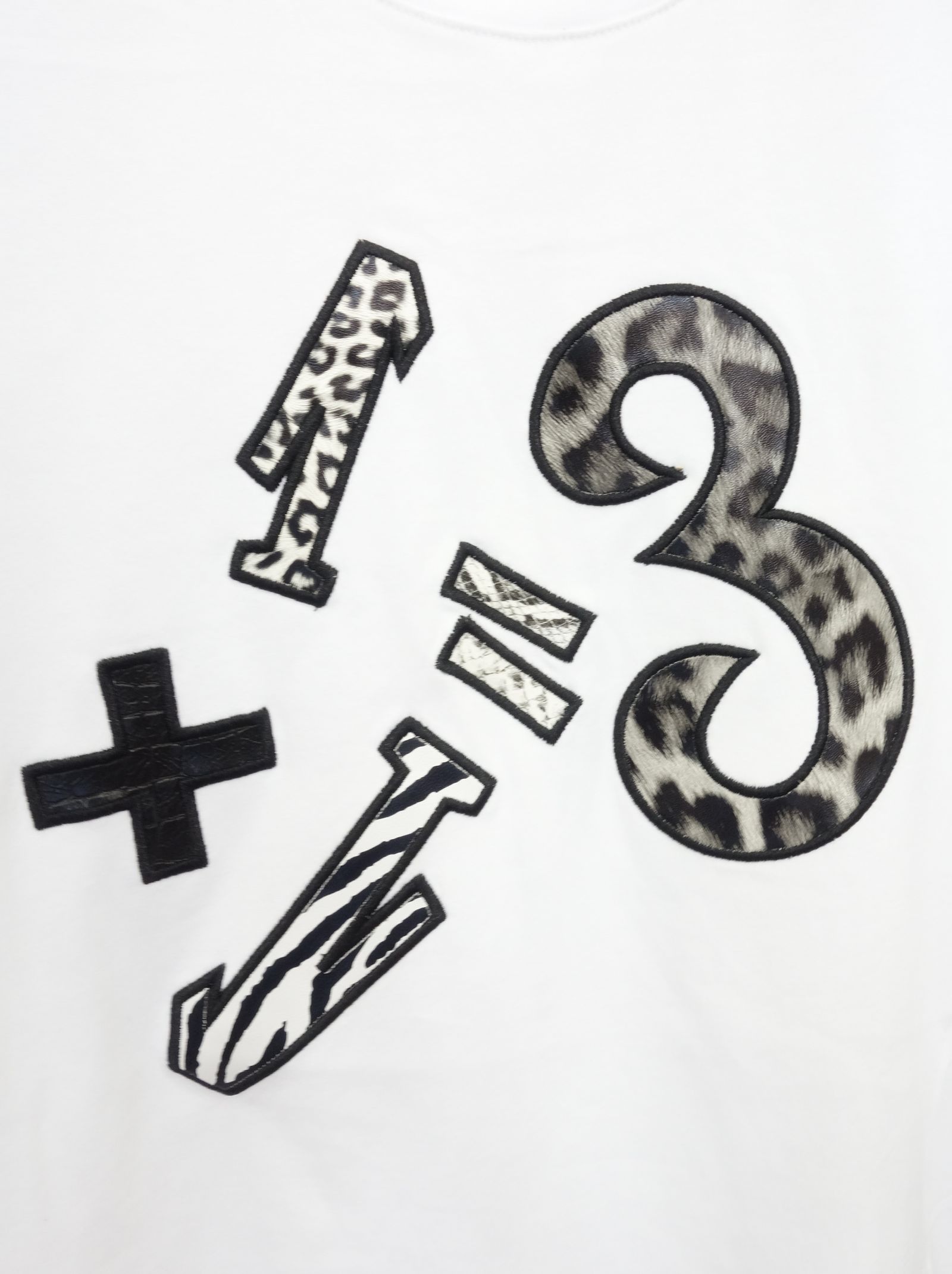 1+1=3アニマルロゴTシャツ / ust-21033