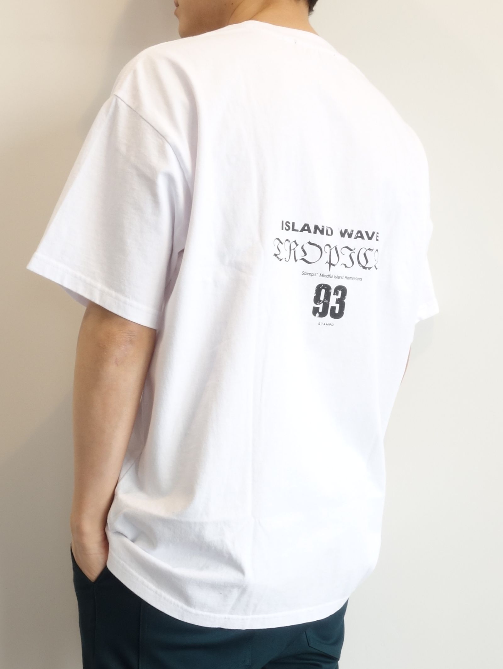 ISLAND WAVES RELAXED TEE / SLA-M2825TE / ビッグTシャツ