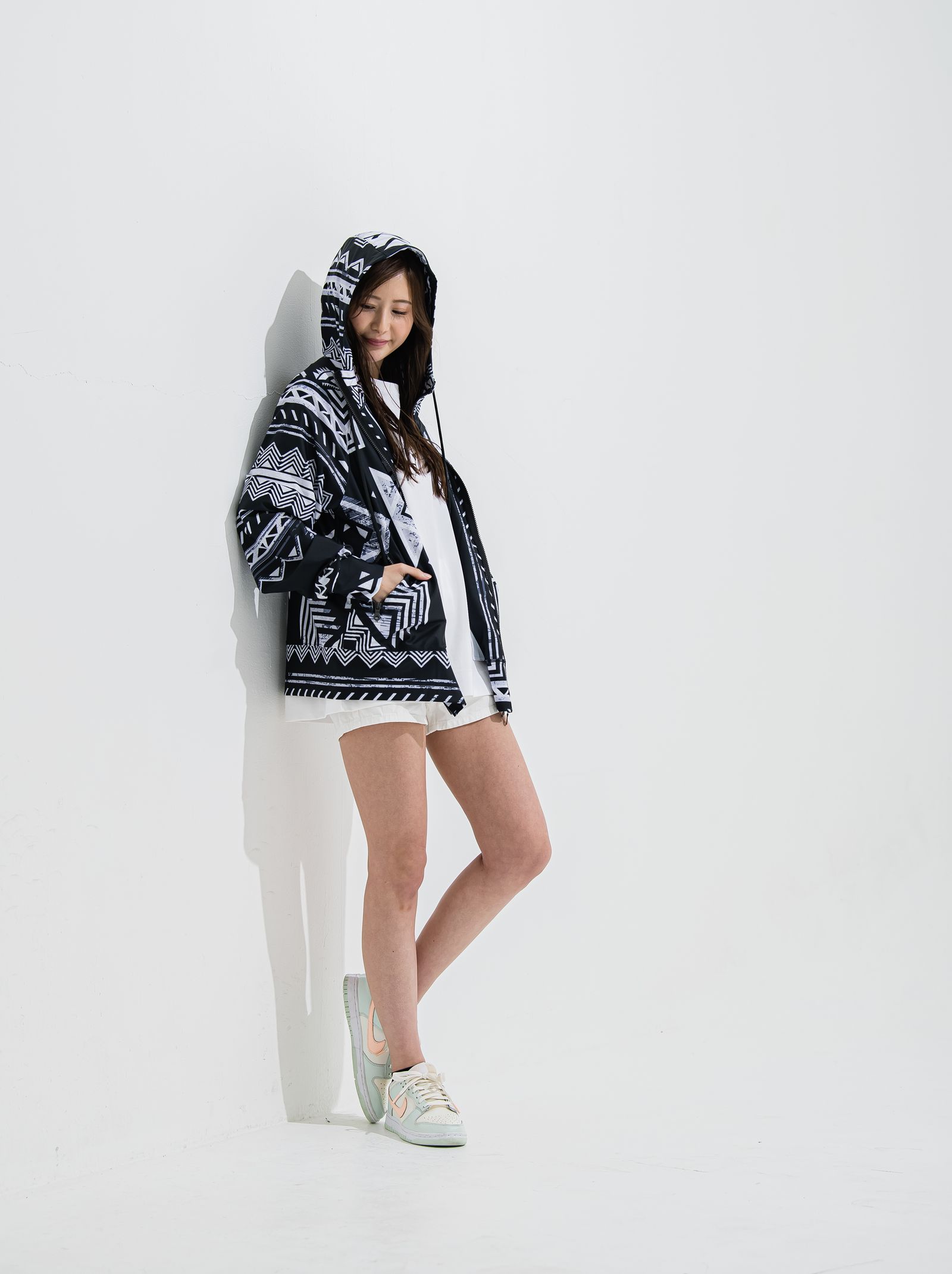 RUSH ZIP HOODIE / OR2-C-002 / ラッシュガードジップパーカー / ネイティヴブラック (6月中旬入荷予定)